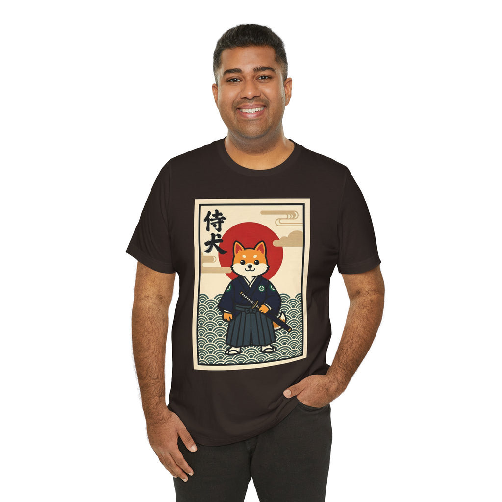 Samurai Shiba Inu Tee — Japanese Vintage Dog Graphic T-Shirt