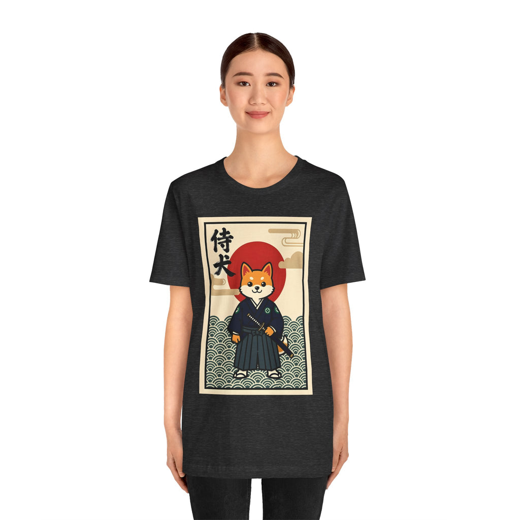 Samurai Shiba Inu Tee — Japanese Vintage Dog Graphic T-Shirt