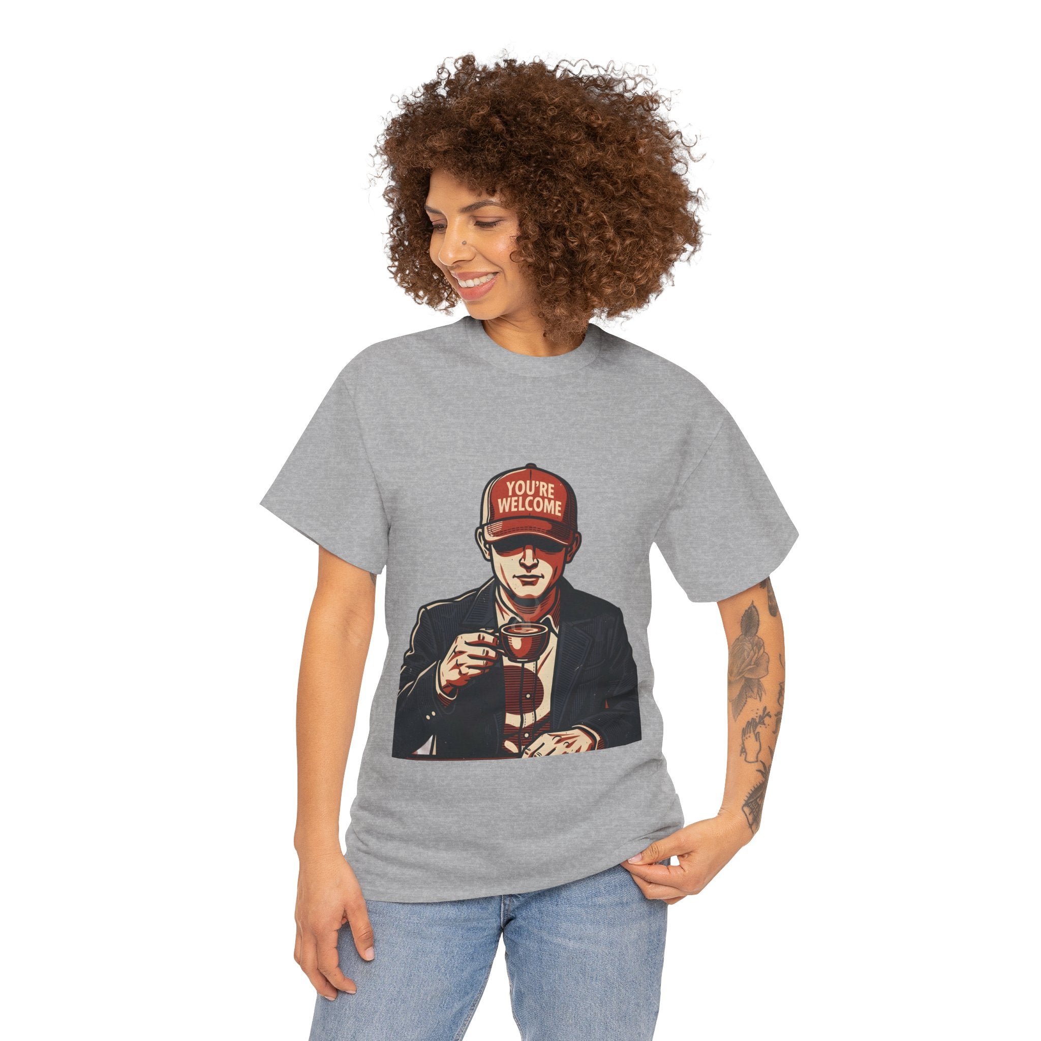 T-Shirt — 'You’re Welcome' Cheers Graphic Tee