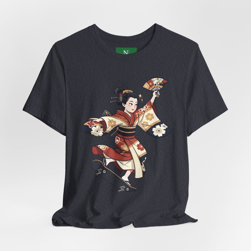 Skateboarding Geisha T-Shirt