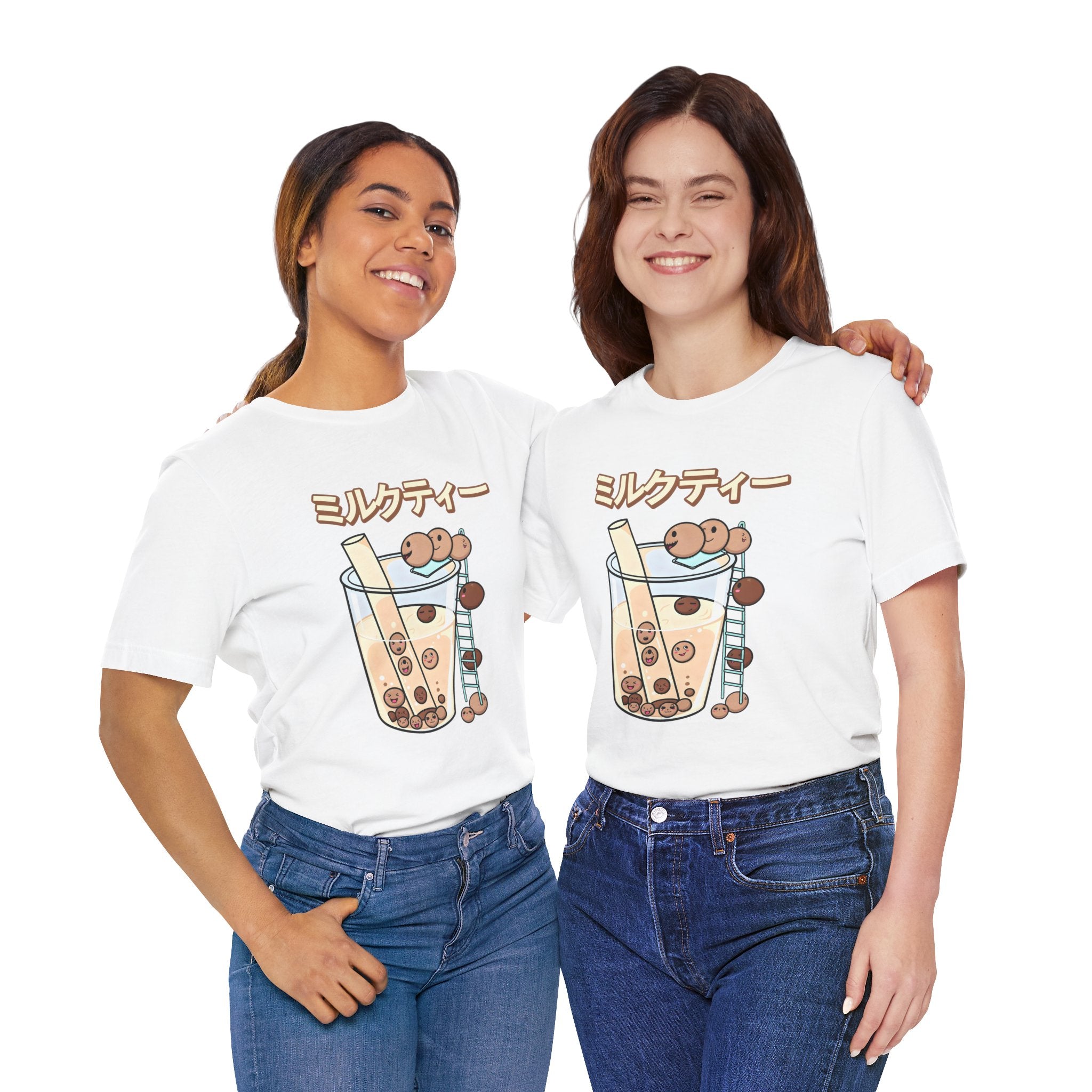 Boba Milk Tea T‑Shirt – ミルクティー Bubble Tea Graphic Tee