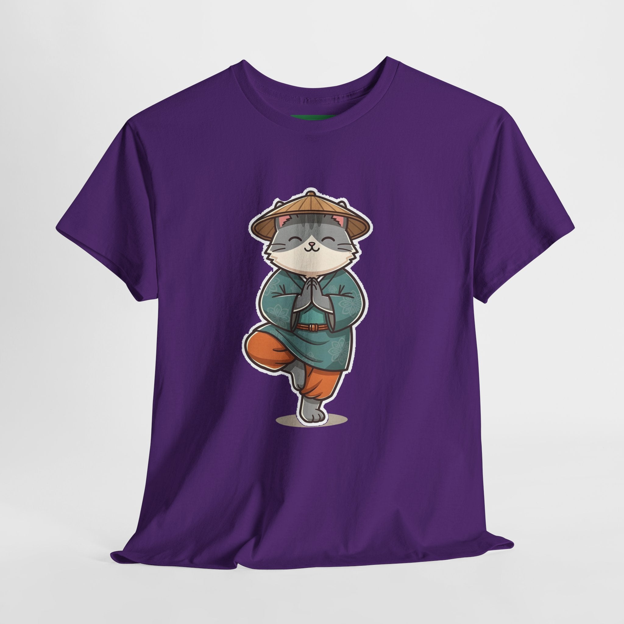 Meditating Cat Tee — Cute Zen Cat Yoga T-Shirt