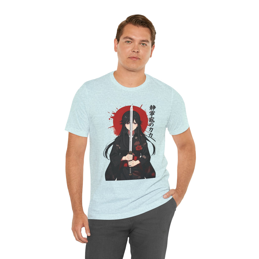 Samurai Girl Sword Tee — Japanese Anime Katana T-Shirt