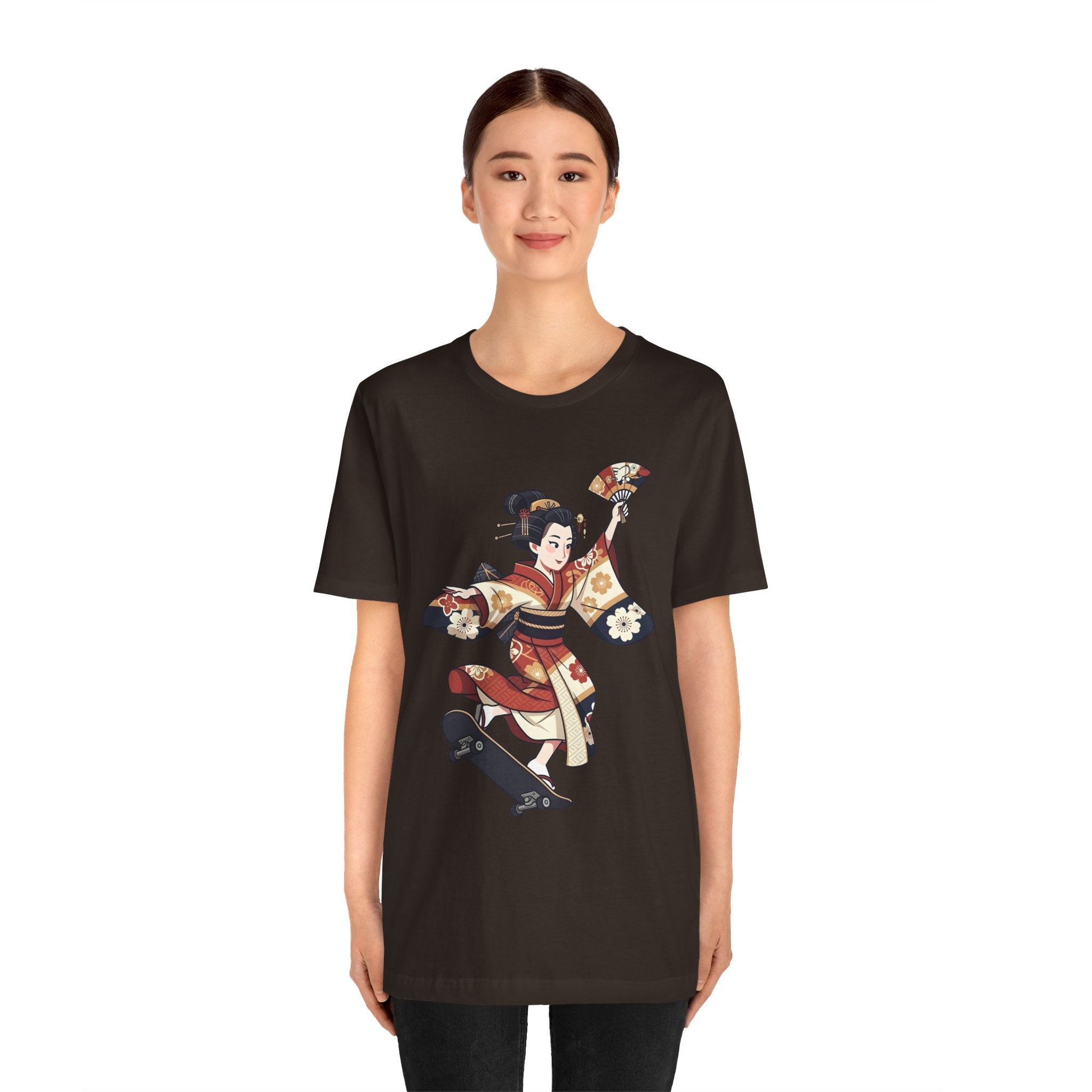 Skateboarding Geisha T-Shirt