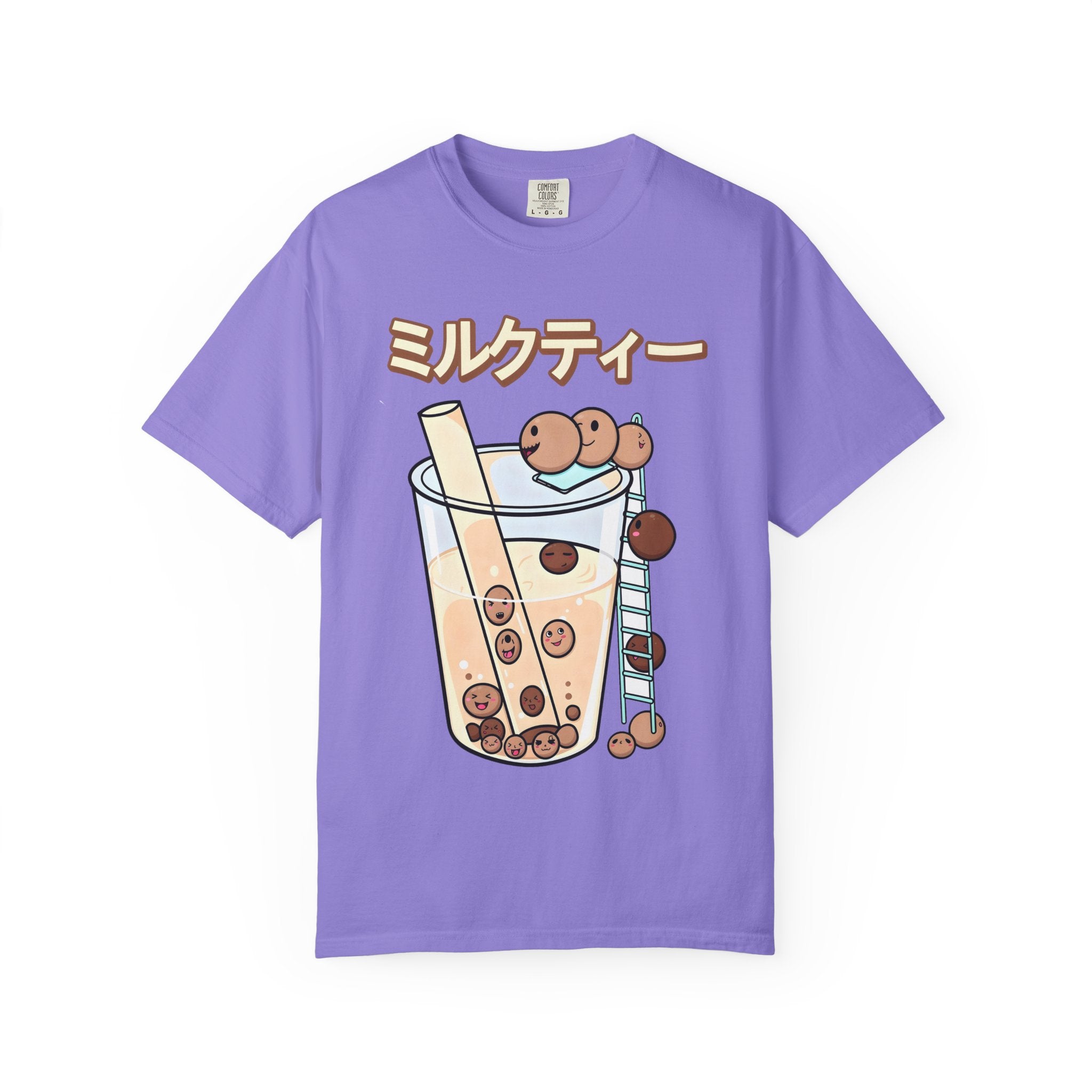 Boba Milk Tea T-Shirt — ミルクティー Cute Bubble Tea Graphic Tee