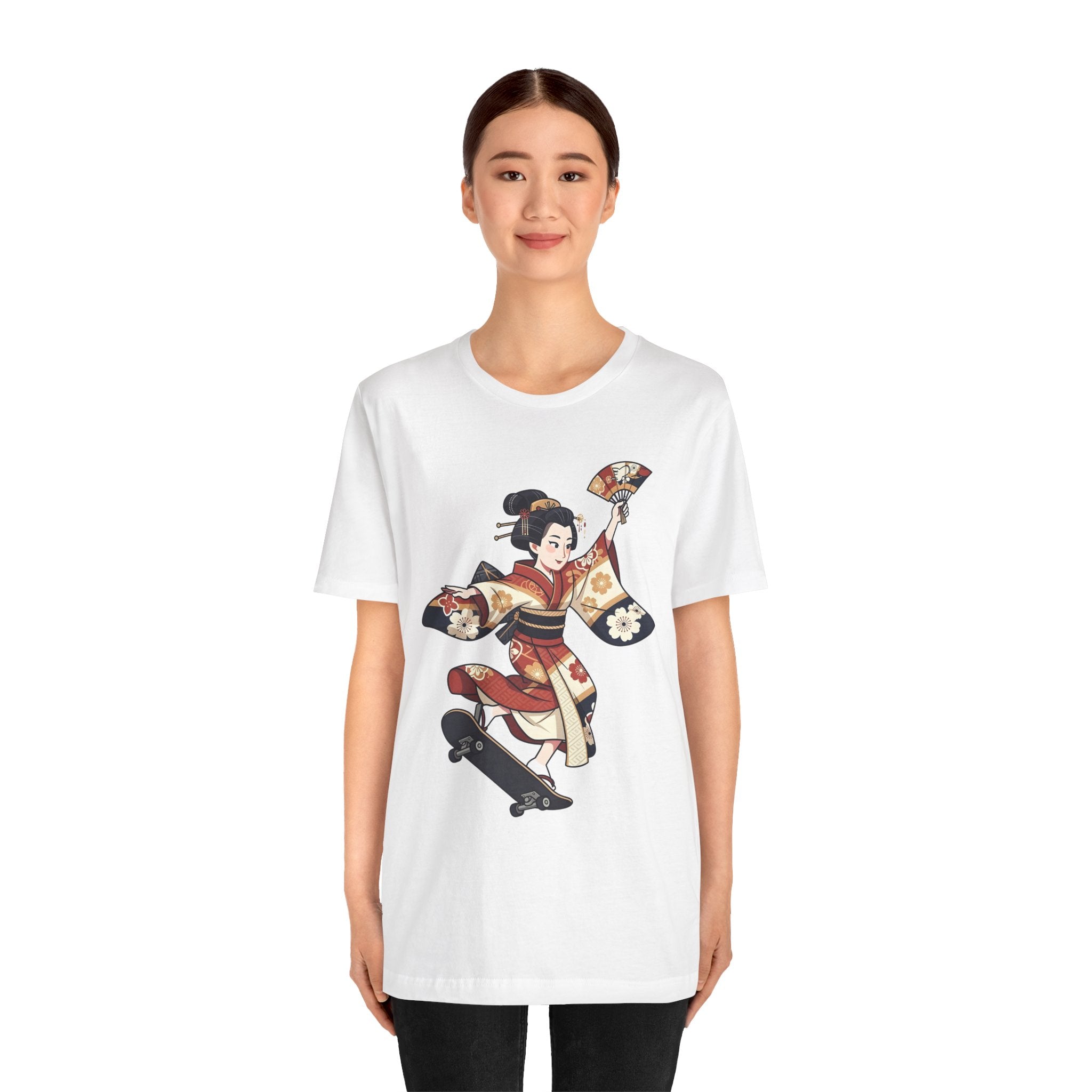 Skateboarding Geisha T-Shirt