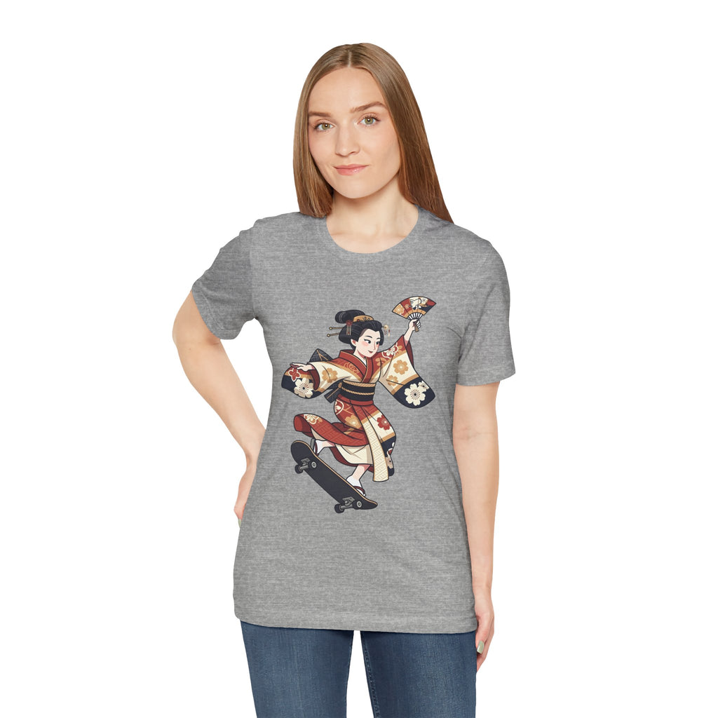 Skateboarding Geisha T-Shirt