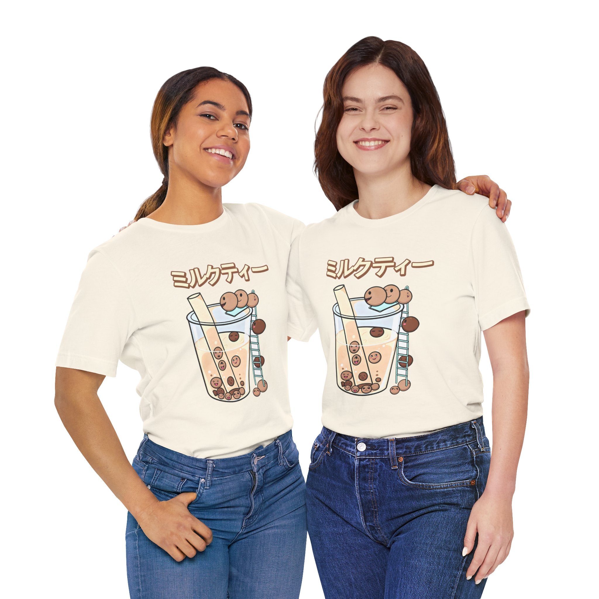 Boba Milk Tea T‑Shirt – ミルクティー Bubble Tea Graphic Tee