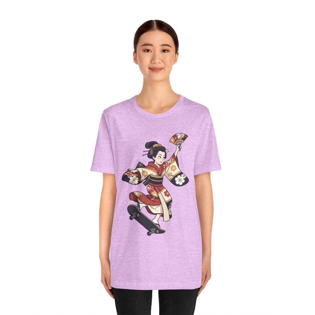 Skateboarding Geisha T-Shirt