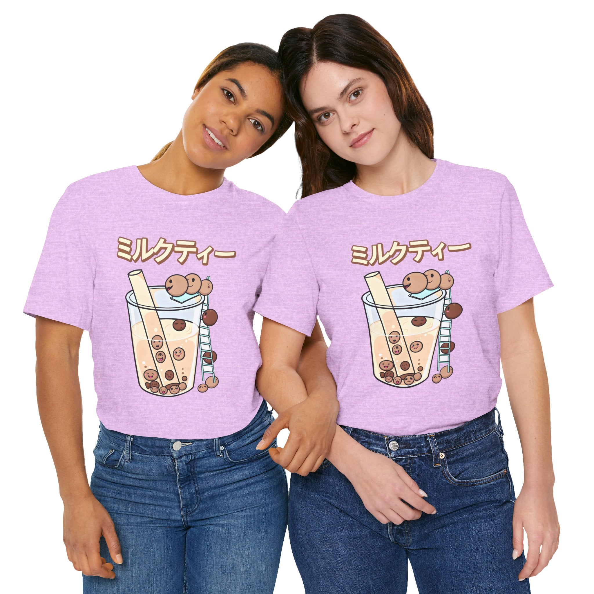 Boba Milk Tea T‑Shirt – ミルクティー Bubble Tea Graphic Tee