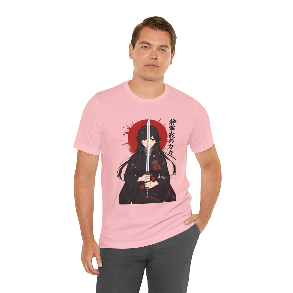 Samurai Girl Sword Tee — Japanese Anime Katana T-Shirt