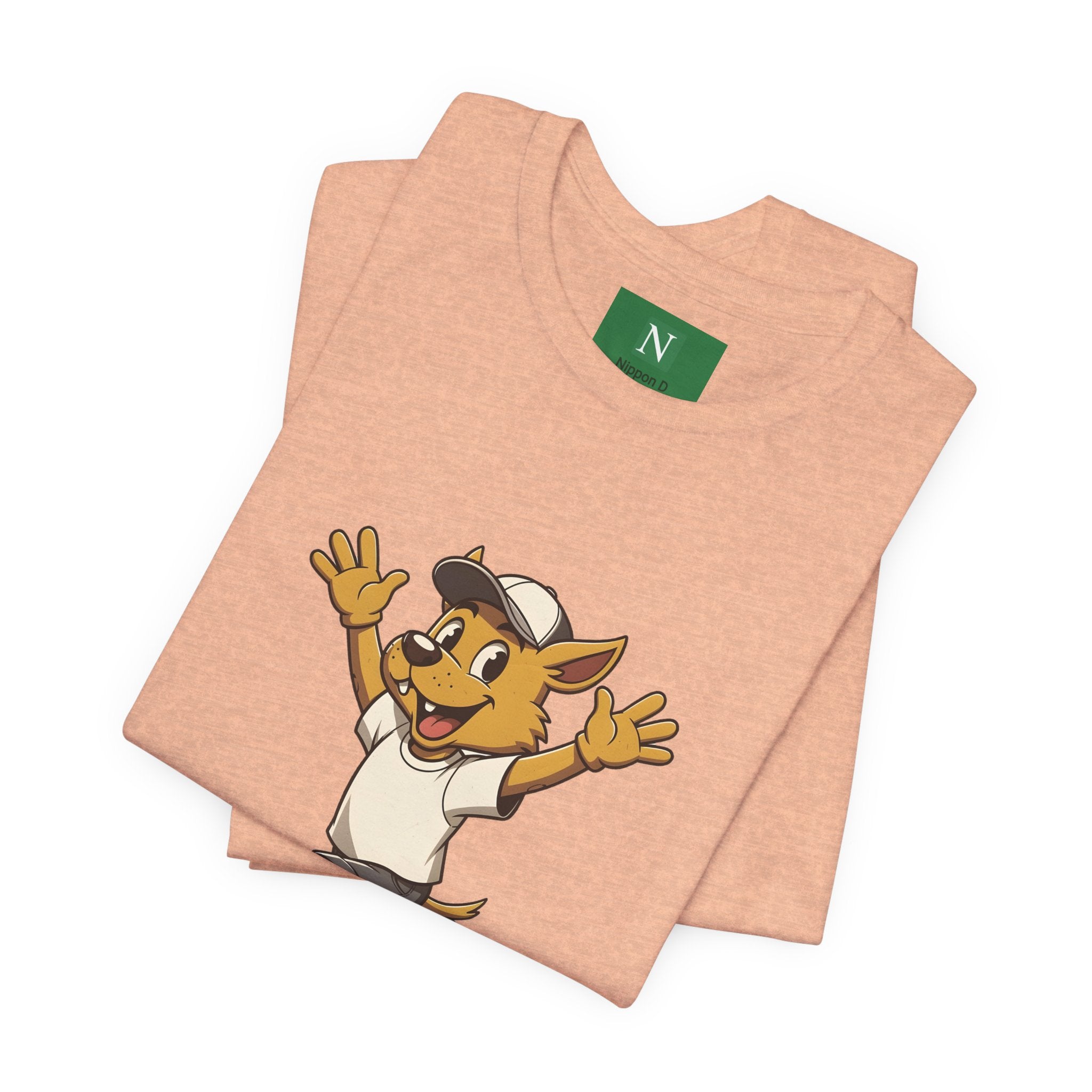 Happy Corgi Character Tee — ワンワンモード (Dog Mode) Cute Cartoon Shirt
