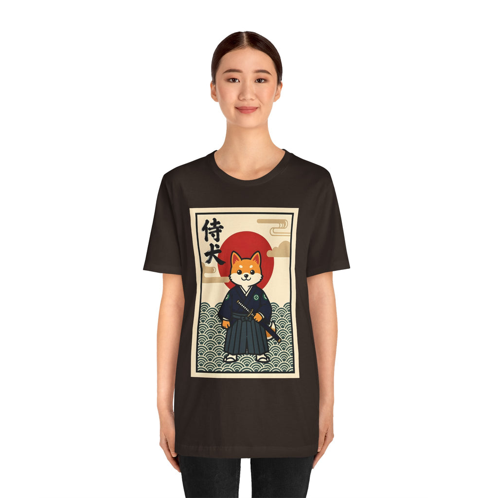 Samurai Shiba Inu Tee — Japanese Vintage Dog Graphic T-Shirt