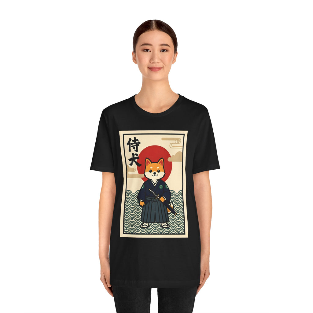 Samurai Shiba Inu Tee — Japanese Vintage Dog Graphic T-Shirt