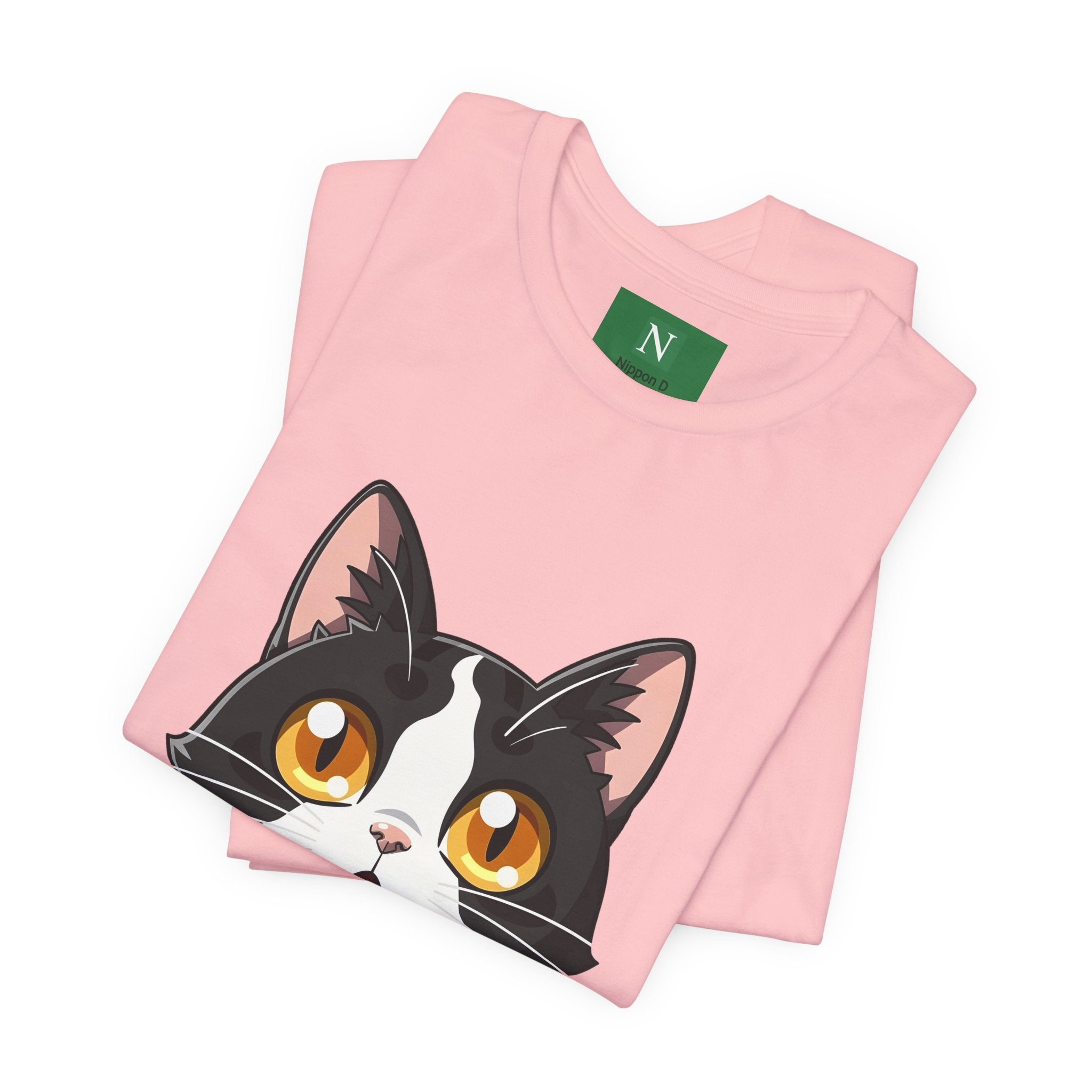 Cat Shock Face Graphic Tee — マジで?! Cute Anime Cat T-Shirt