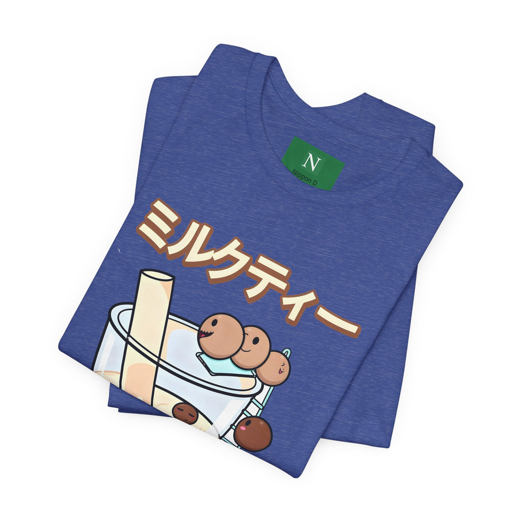 Boba Milk Tea T‑Shirt – ミルクティー Bubble Tea Graphic Tee