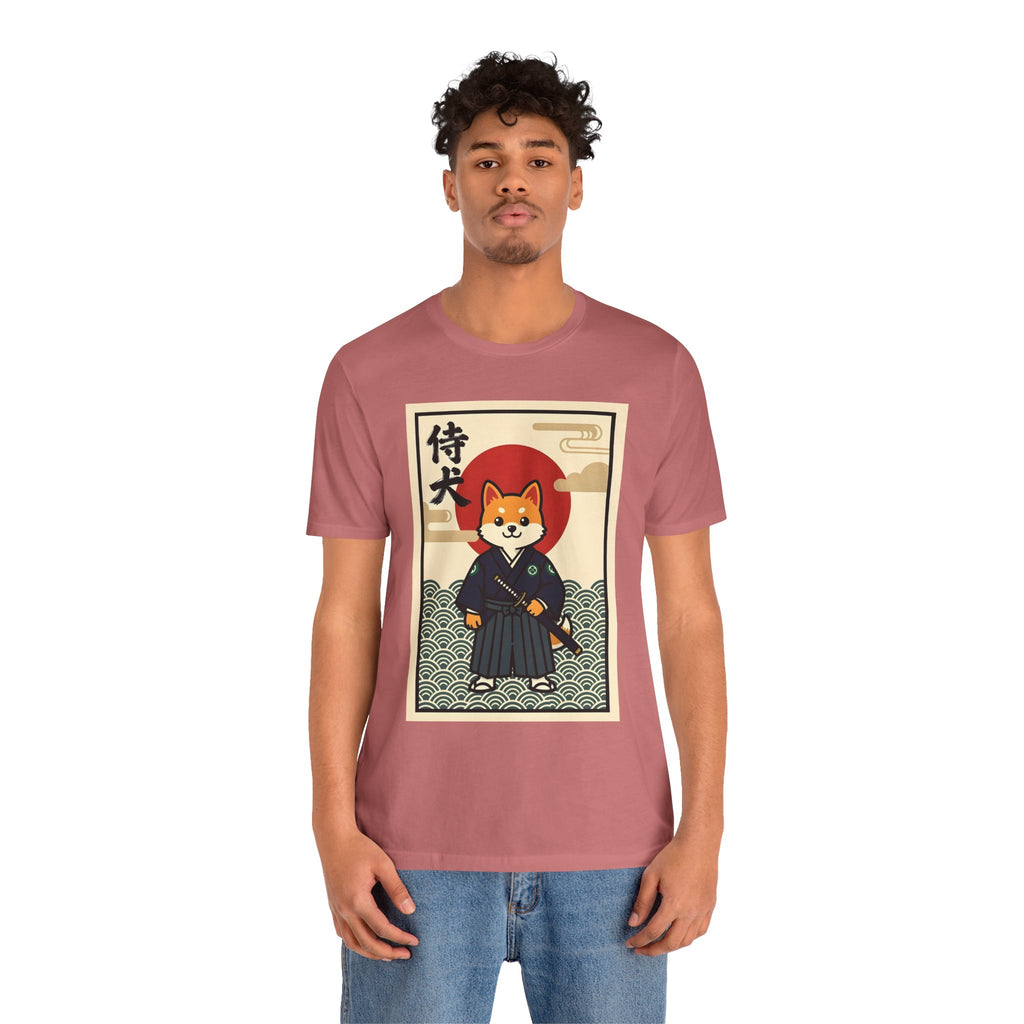 Samurai Shiba Inu Tee — Japanese Vintage Dog Graphic T-Shirt