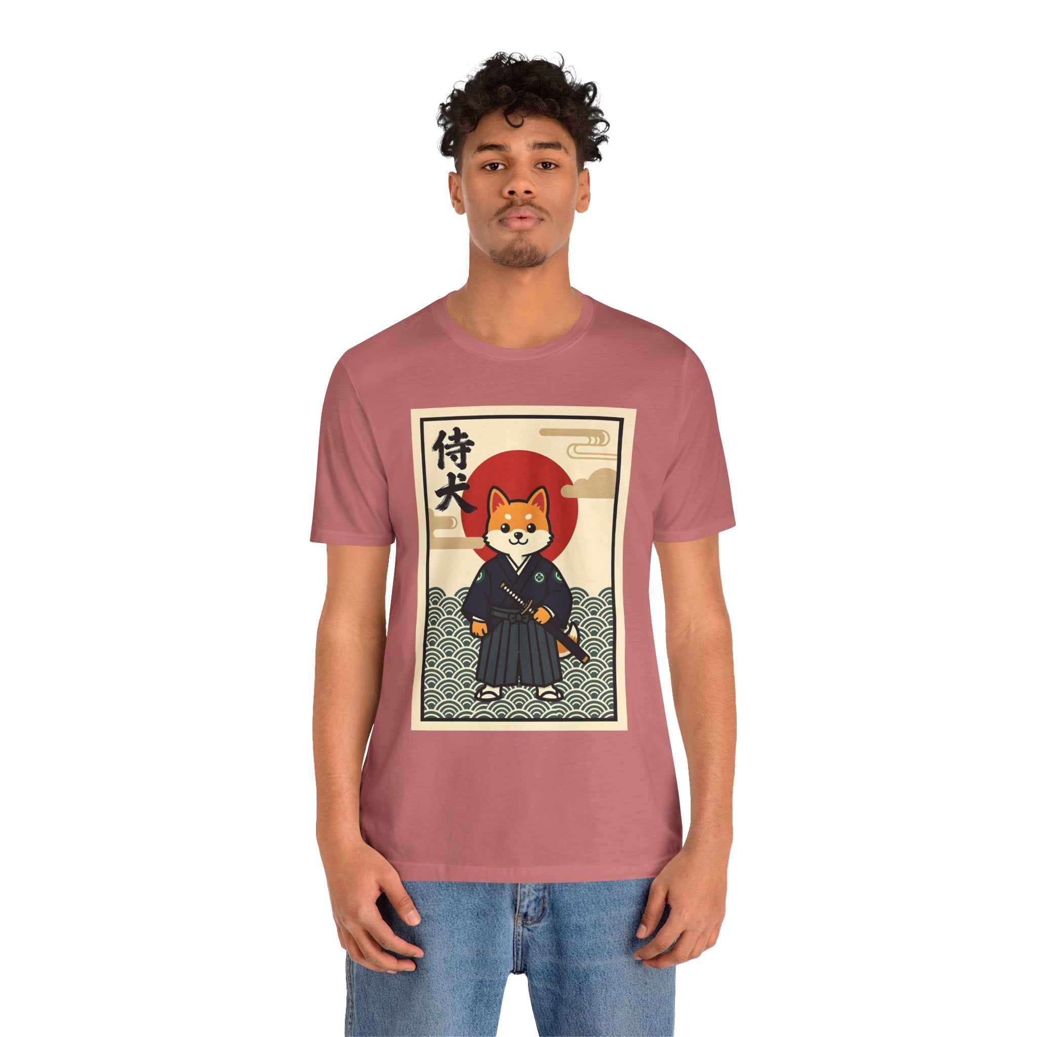 Samurai Shiba Inu Tee — Japanese Vintage Dog Graphic T-Shirt