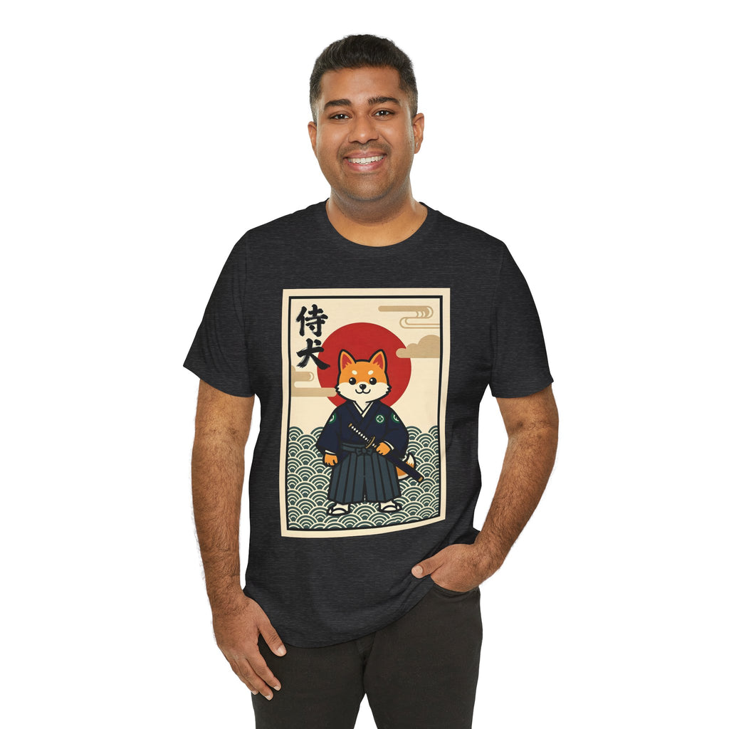 Samurai Shiba Inu Tee — Japanese Vintage Dog Graphic T-Shirt
