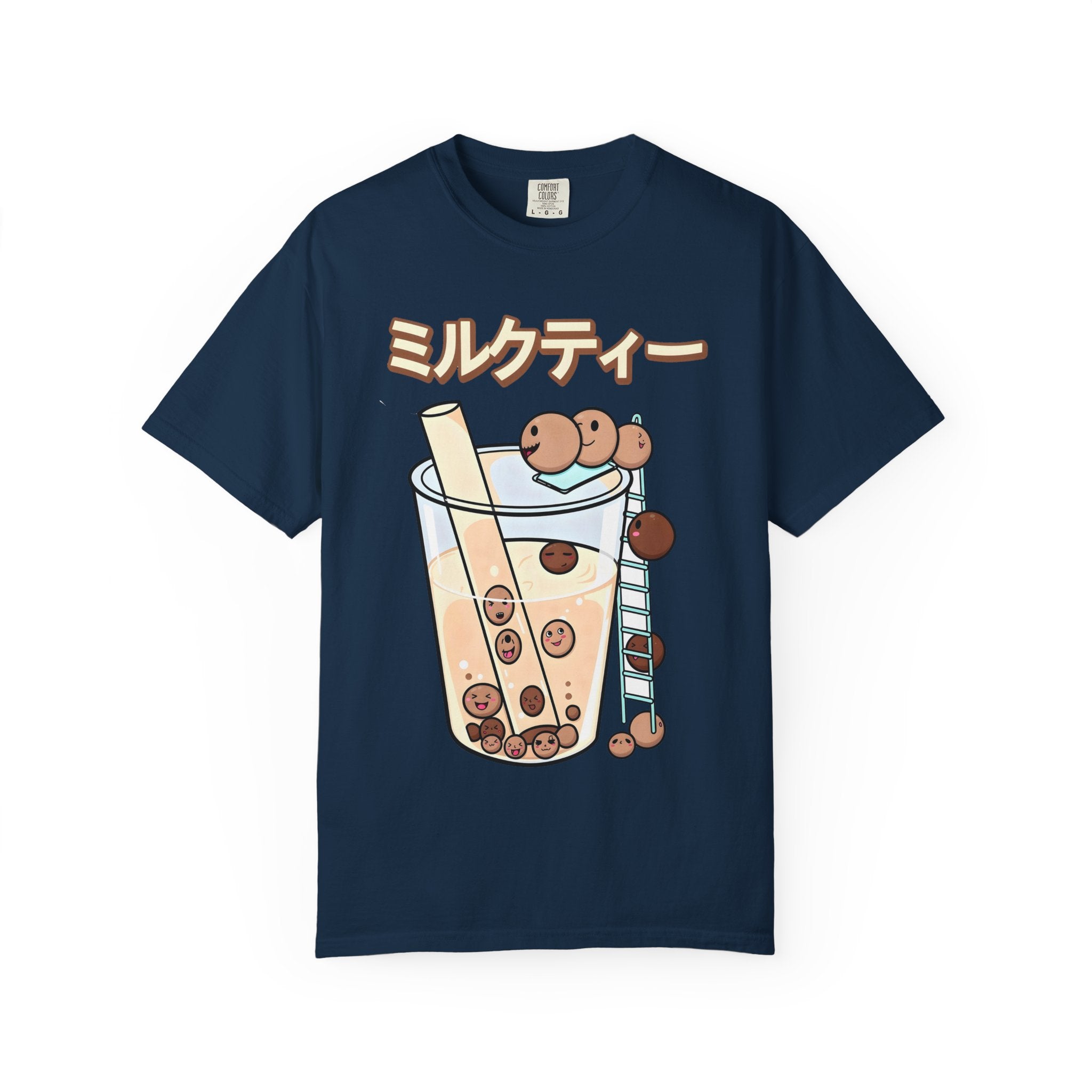 Boba Milk Tea T-Shirt — ミルクティー Cute Bubble Tea Graphic Tee