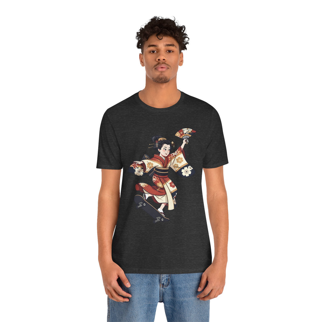 Skateboarding Geisha T-Shirt