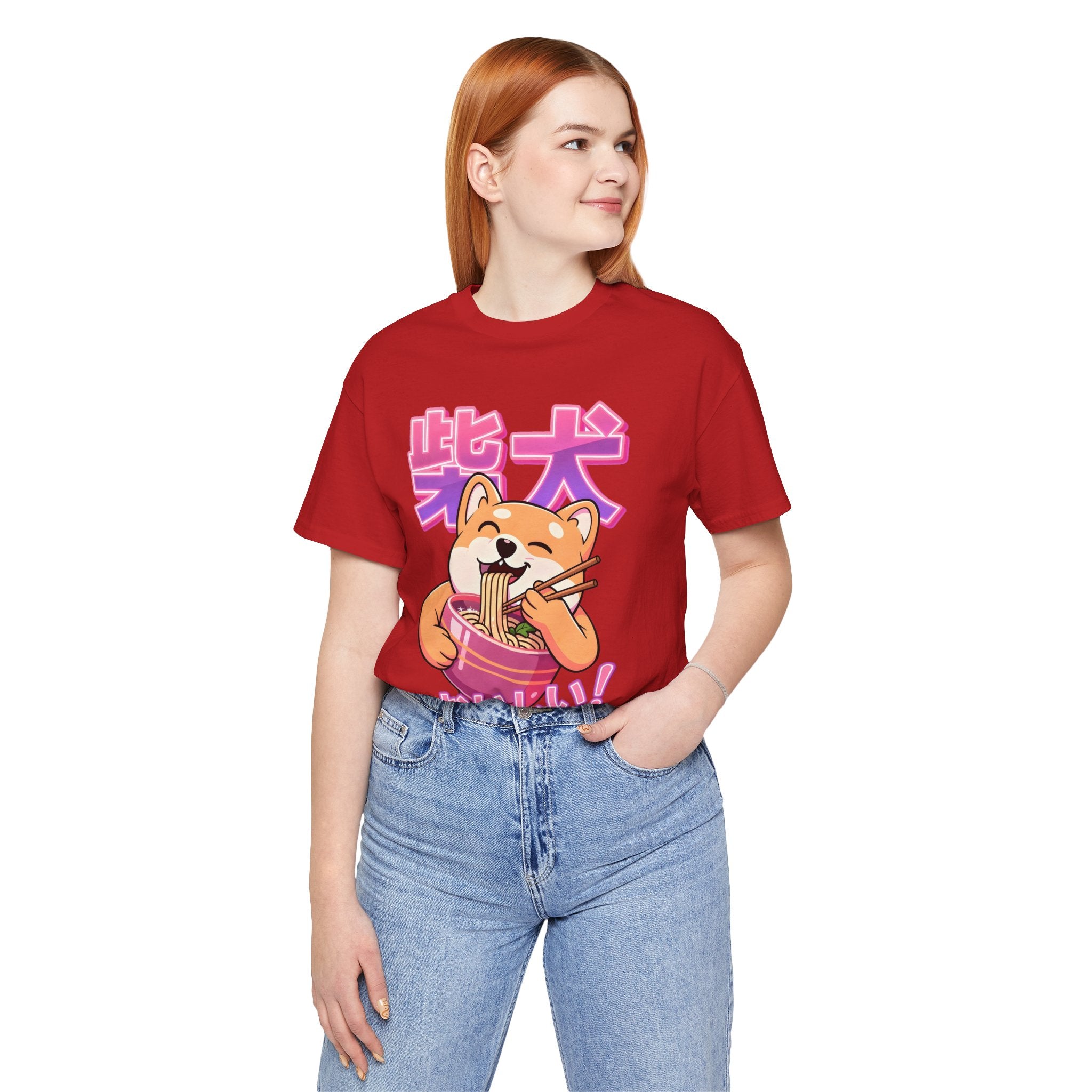 Shiba Inu Ramen Tee — おいしい! Cute Japanese Dog Noodle T-Shirt