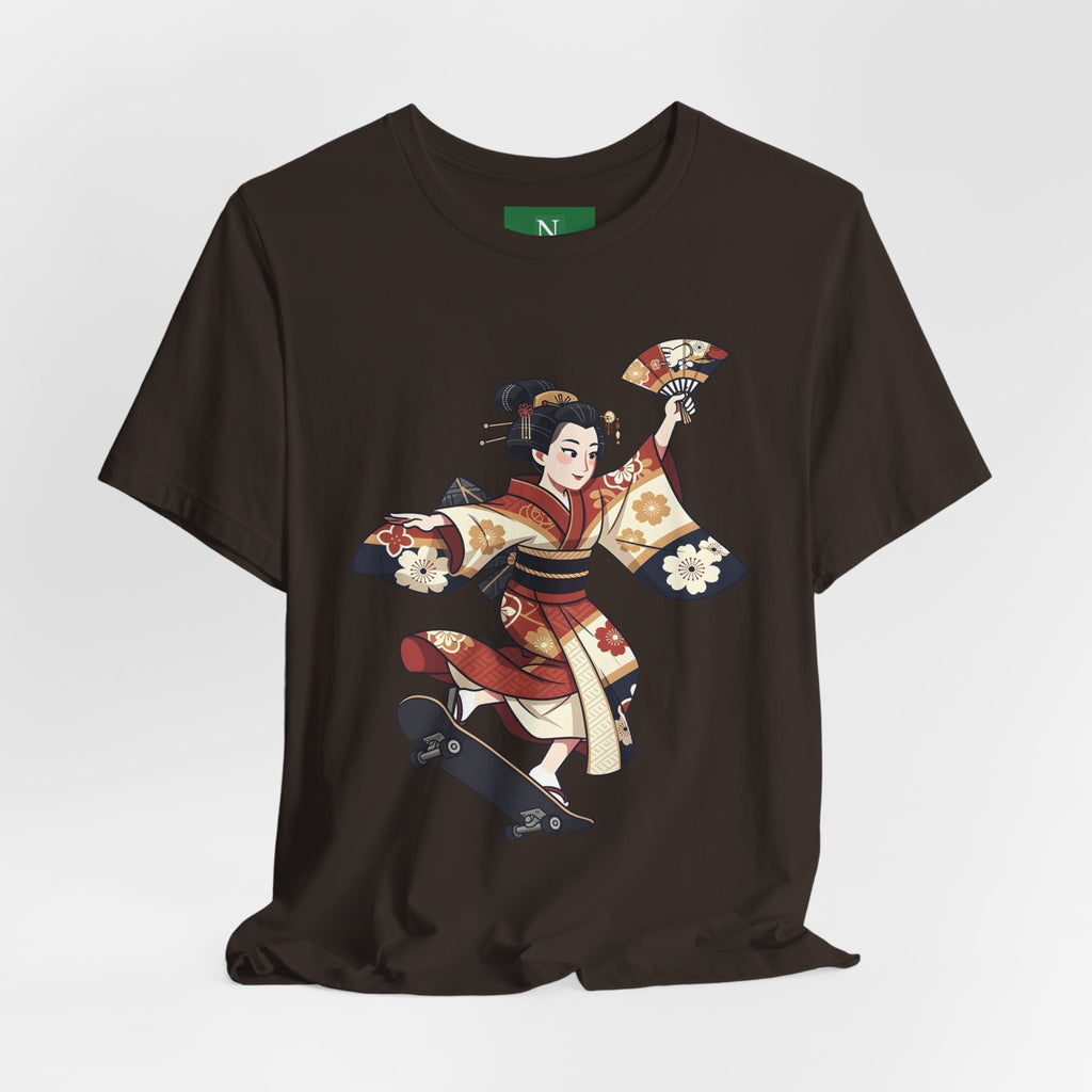Skateboarding Geisha T-Shirt