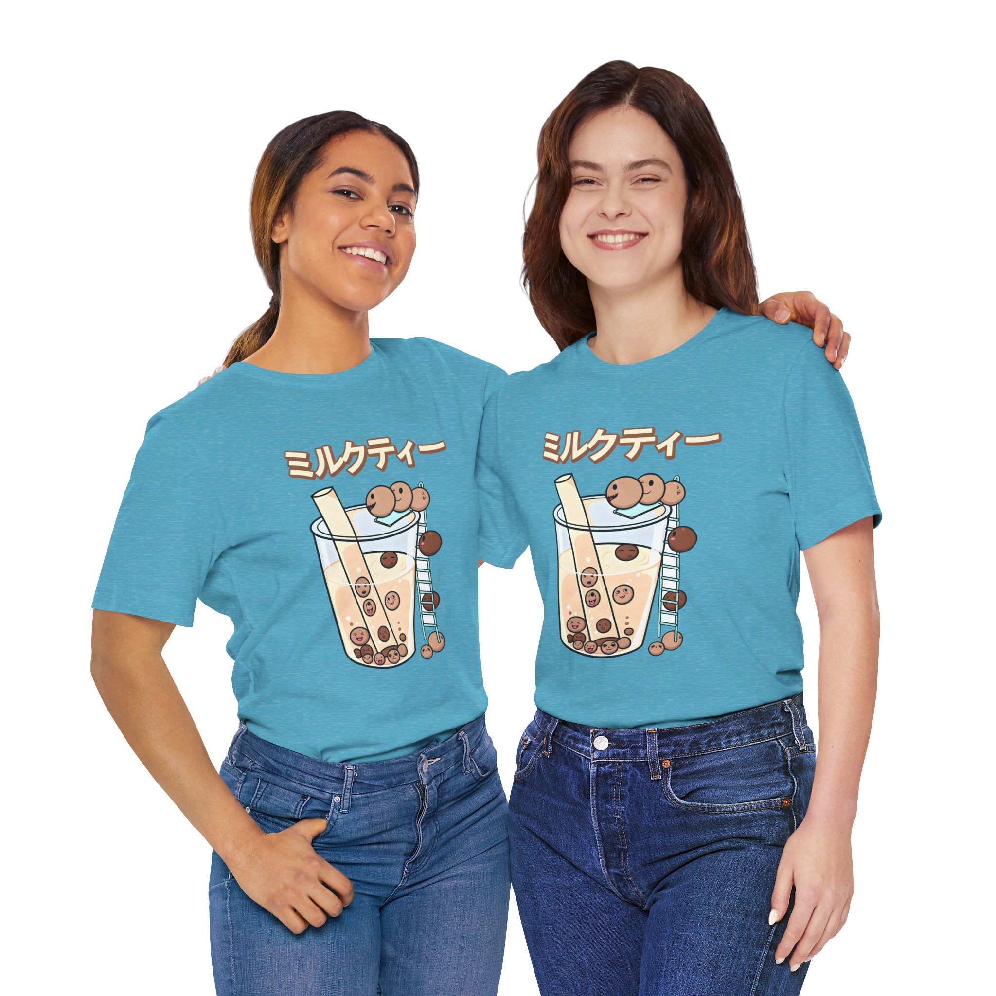 Boba Milk Tea T‑Shirt – ミルクティー Bubble Tea Graphic Tee