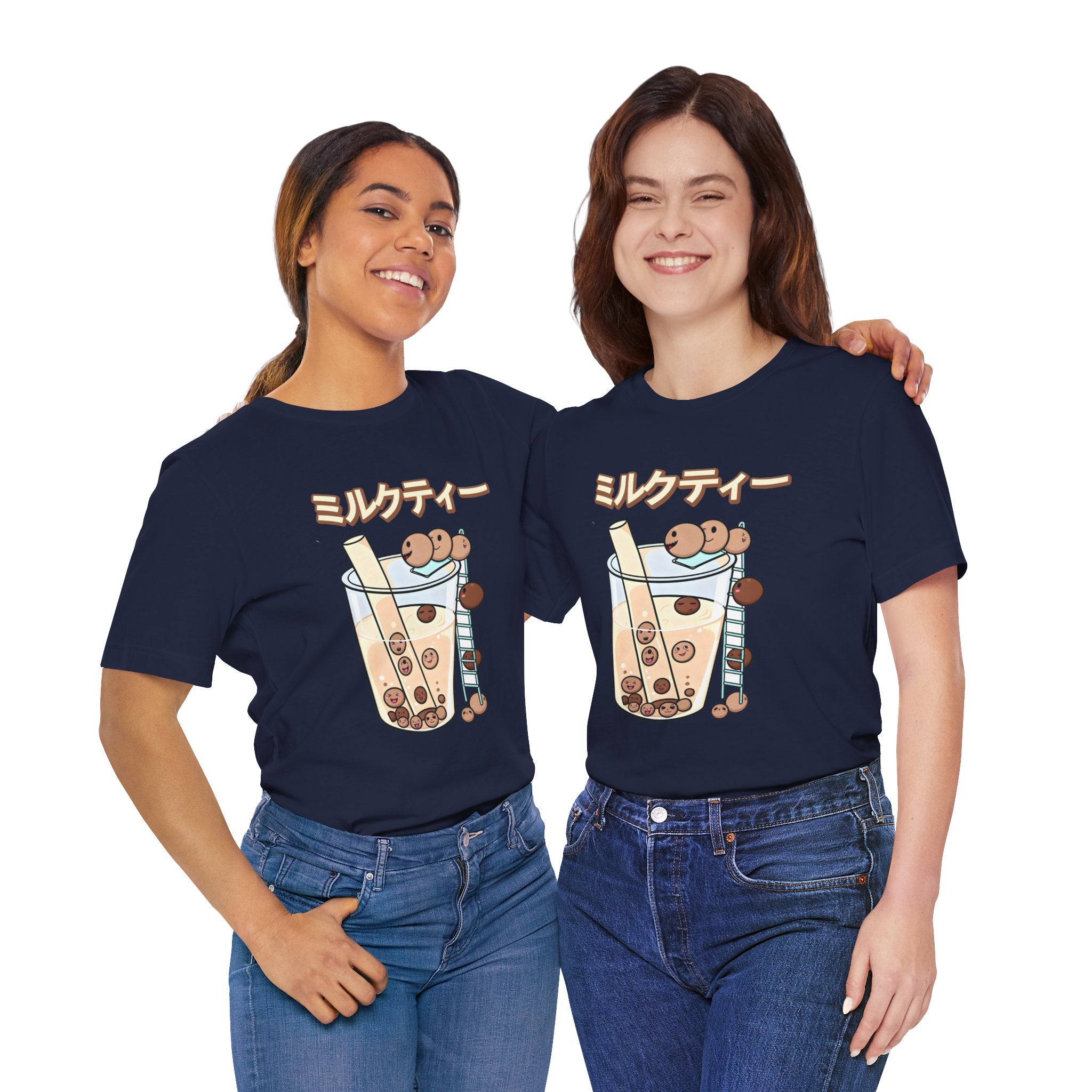 Boba Milk Tea T‑Shirt – ミルクティー Bubble Tea Graphic Tee