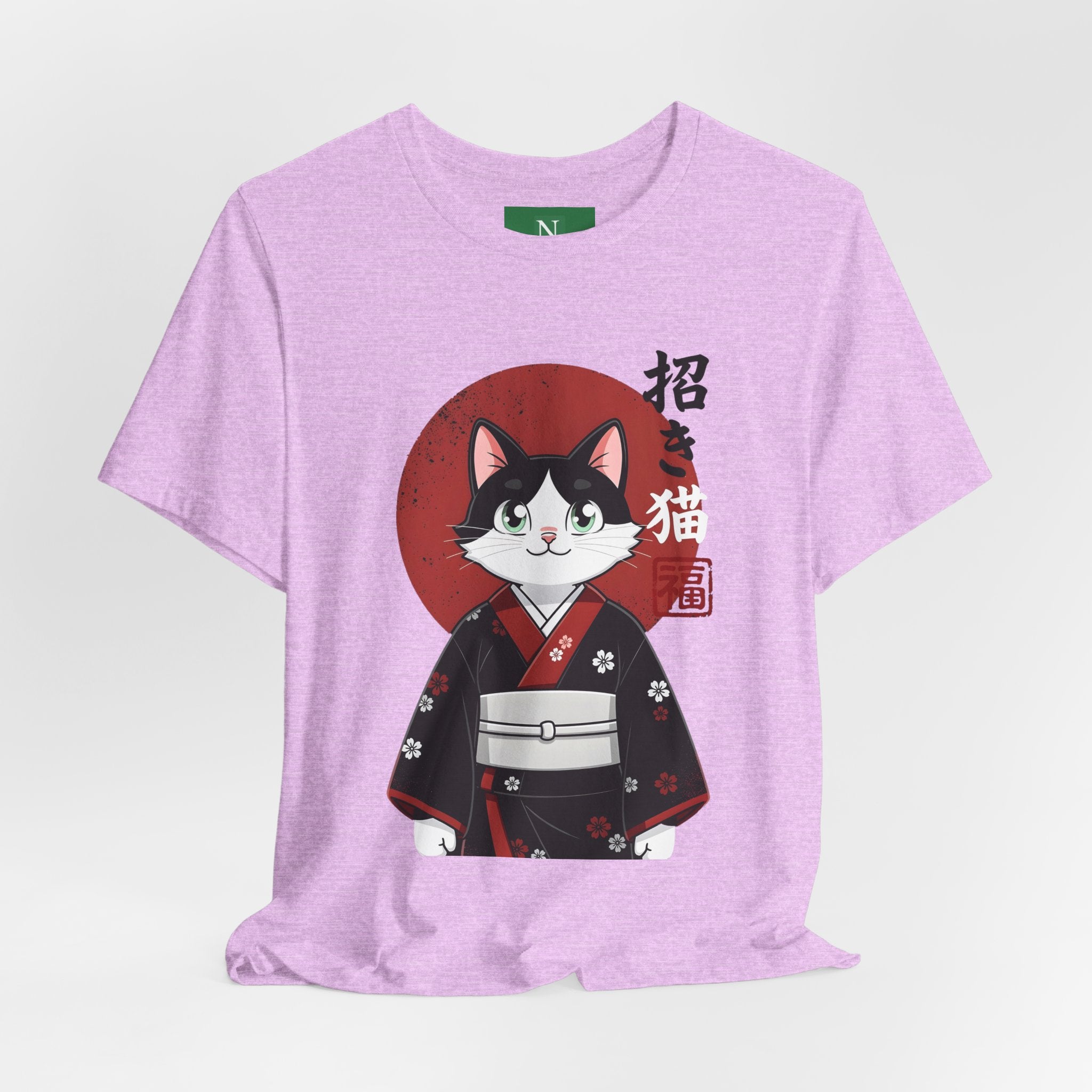 Lucky Cat Kimono T-Shirt — Japanese Maneki-Neko Tee