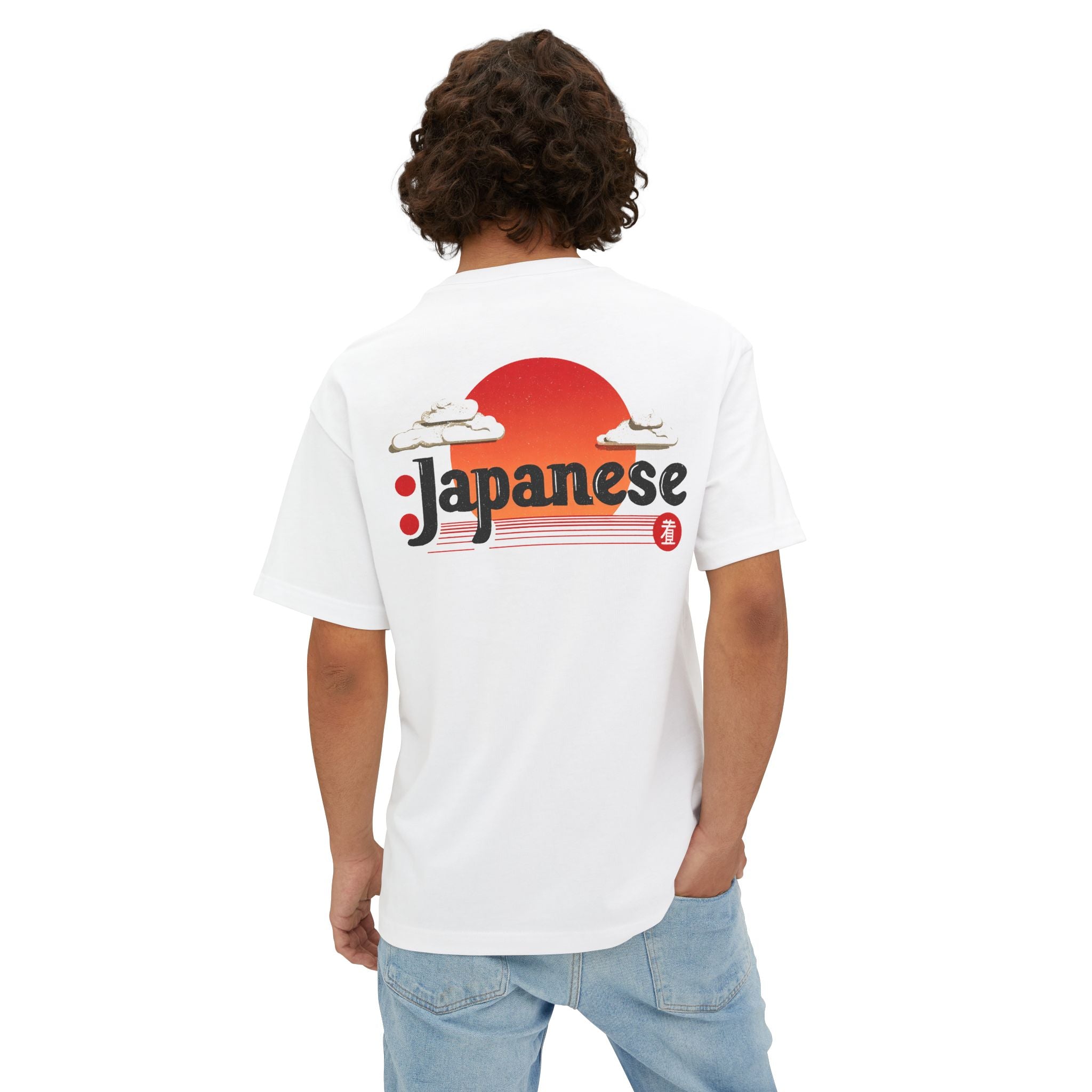 Copy of Japanese Wave Art Unisex Oversized Boxy Tee, Casual Streetwear, Vintage Graphic Tee, Summer Outfit, Gift for Art Lovers