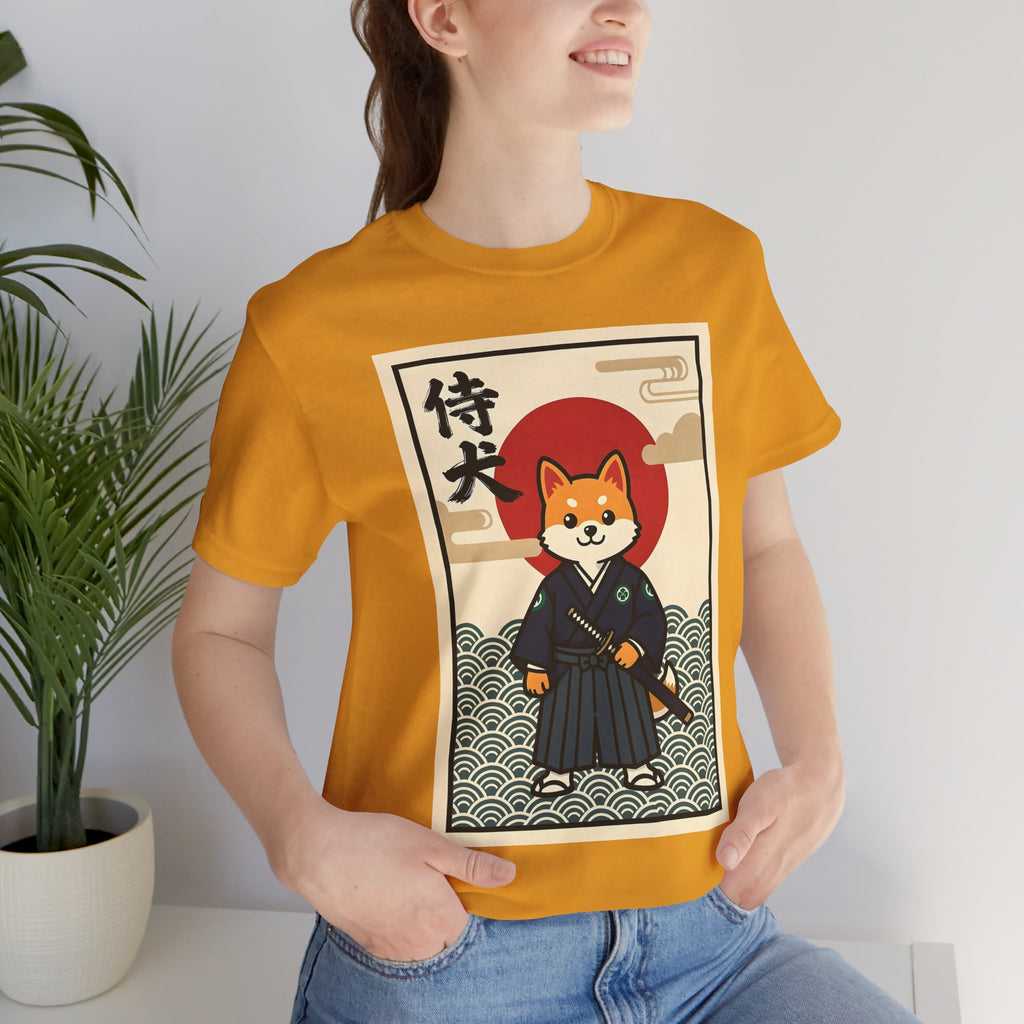 Samurai Shiba Inu Tee — Japanese Vintage Dog Graphic T-Shirt