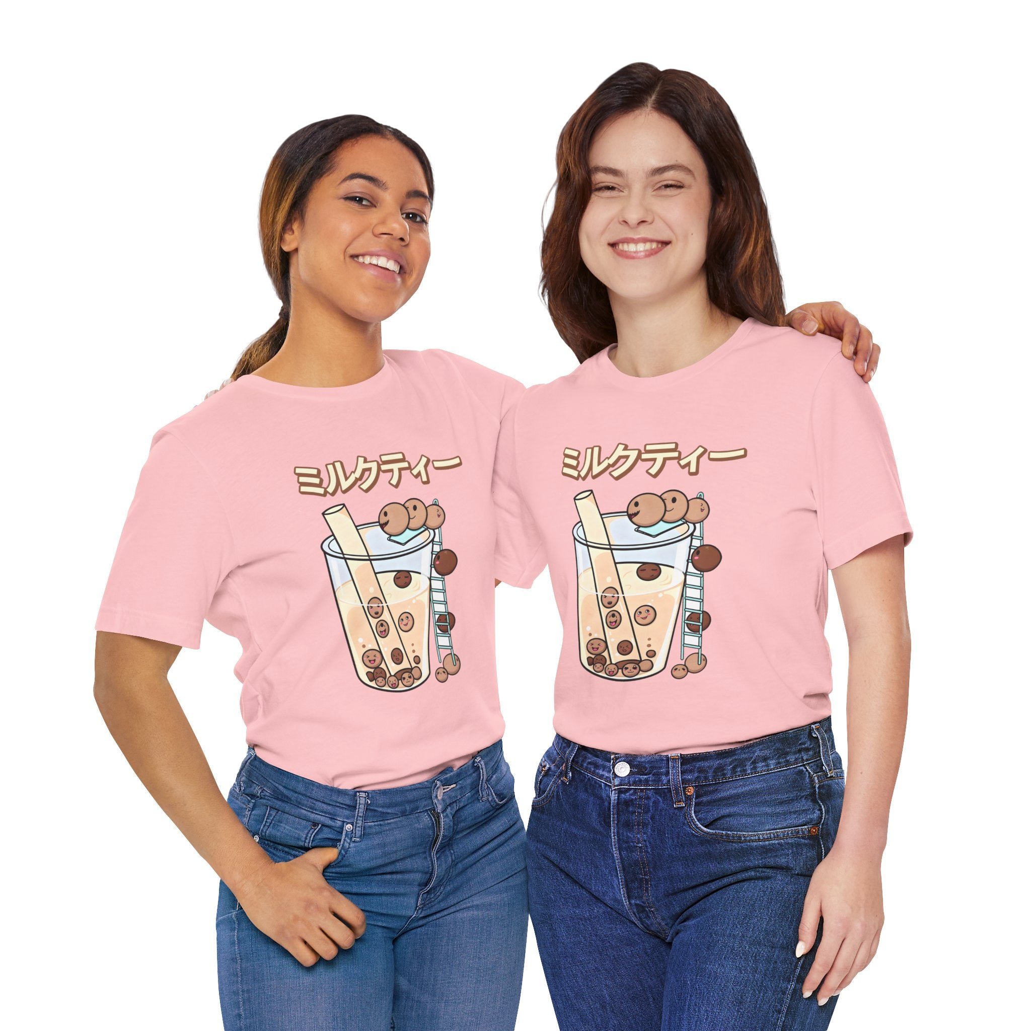 Boba Milk Tea T‑Shirt – ミルクティー Bubble Tea Graphic Tee