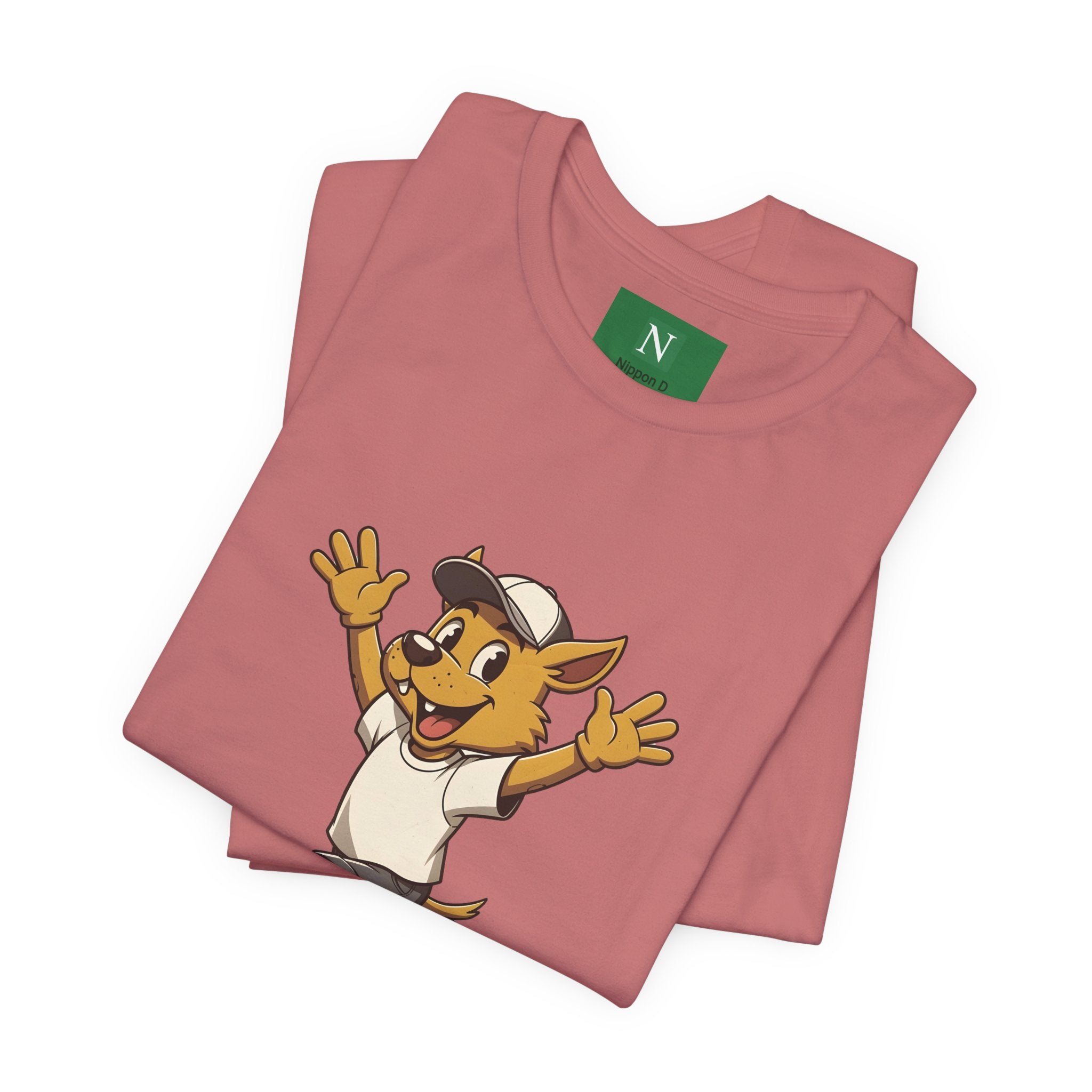 Happy Corgi Character Tee — ワンワンモード (Dog Mode) Cute Cartoon Shirt