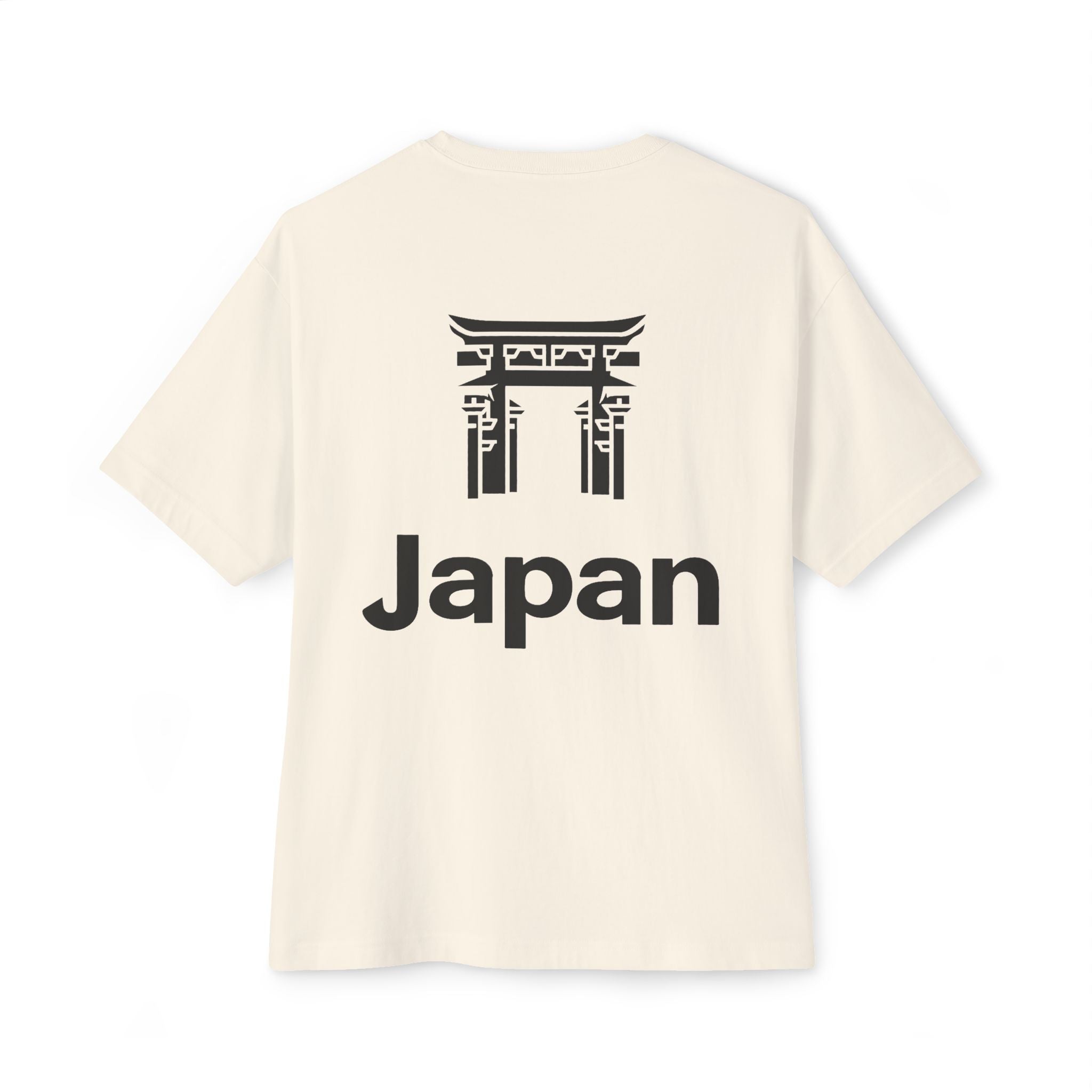 Japanese Wave Art Unisex Oversized Boxy Tee, Casual Streetwear, Vintage Graphic Tee, Summer Outfit, Gift for Art Lovers