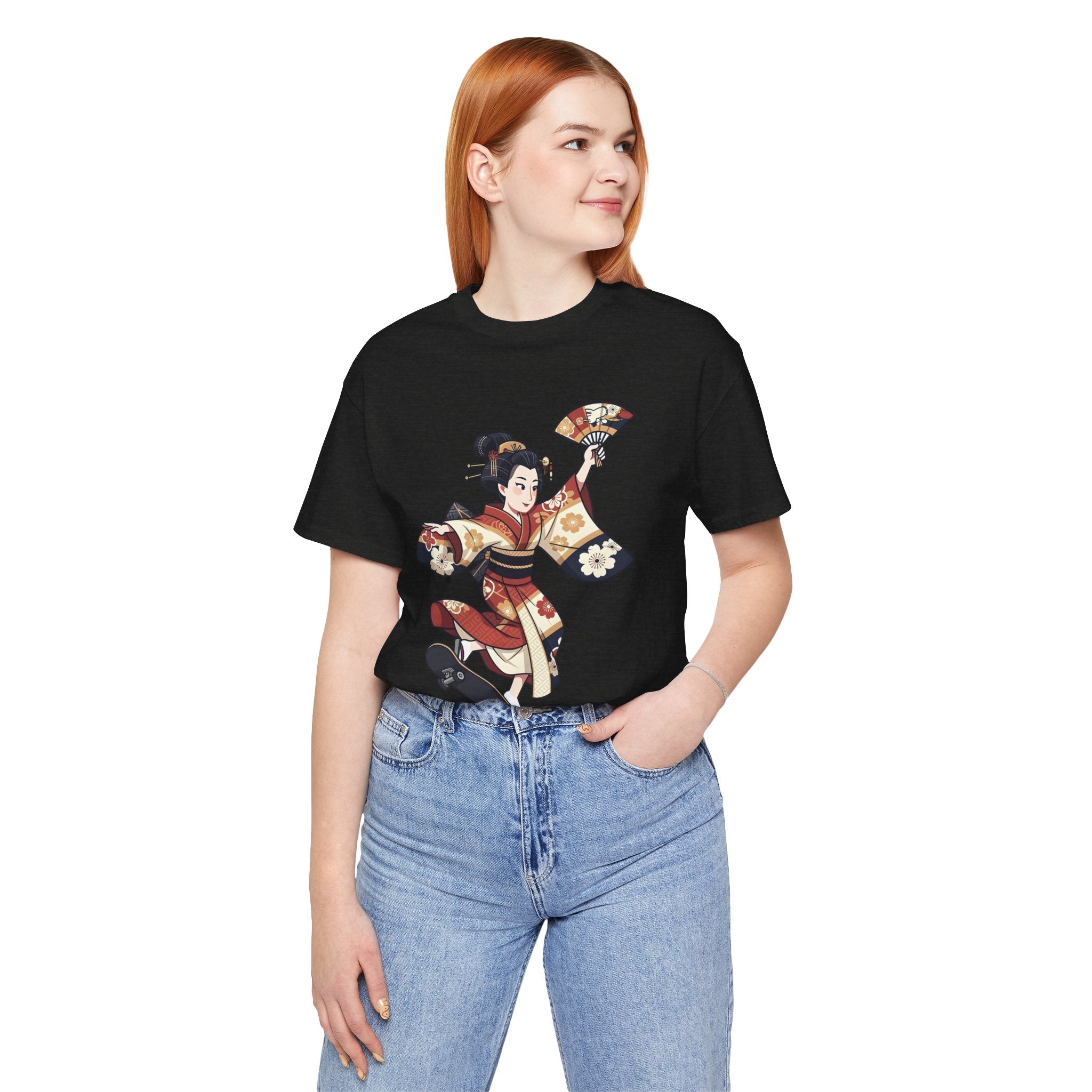 Skateboarding Geisha T-Shirt