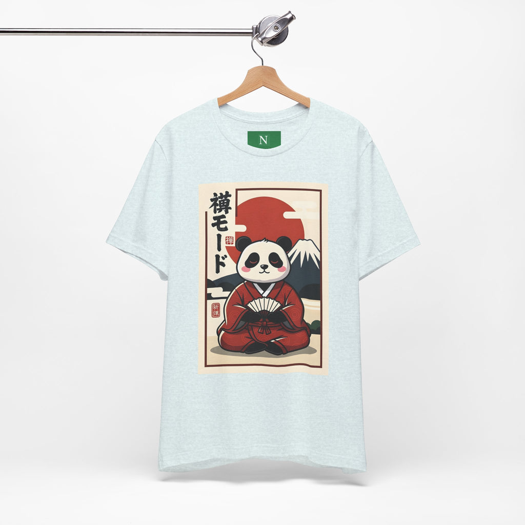Panda Samurai Tee — Cute Japanese Ukiyo-e Style Graphic T-Shirt