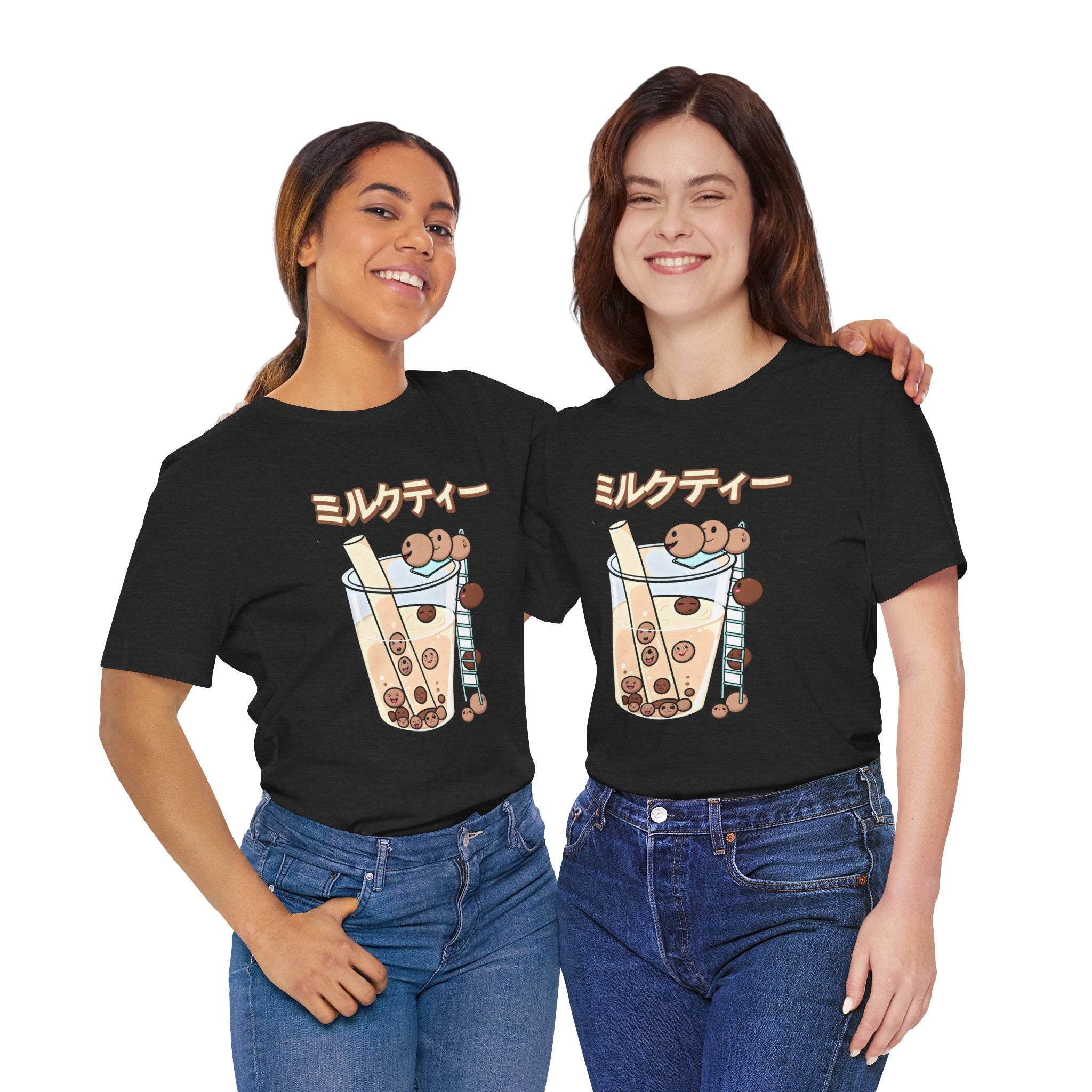 Boba Milk Tea T‑Shirt – ミルクティー Bubble Tea Graphic Tee