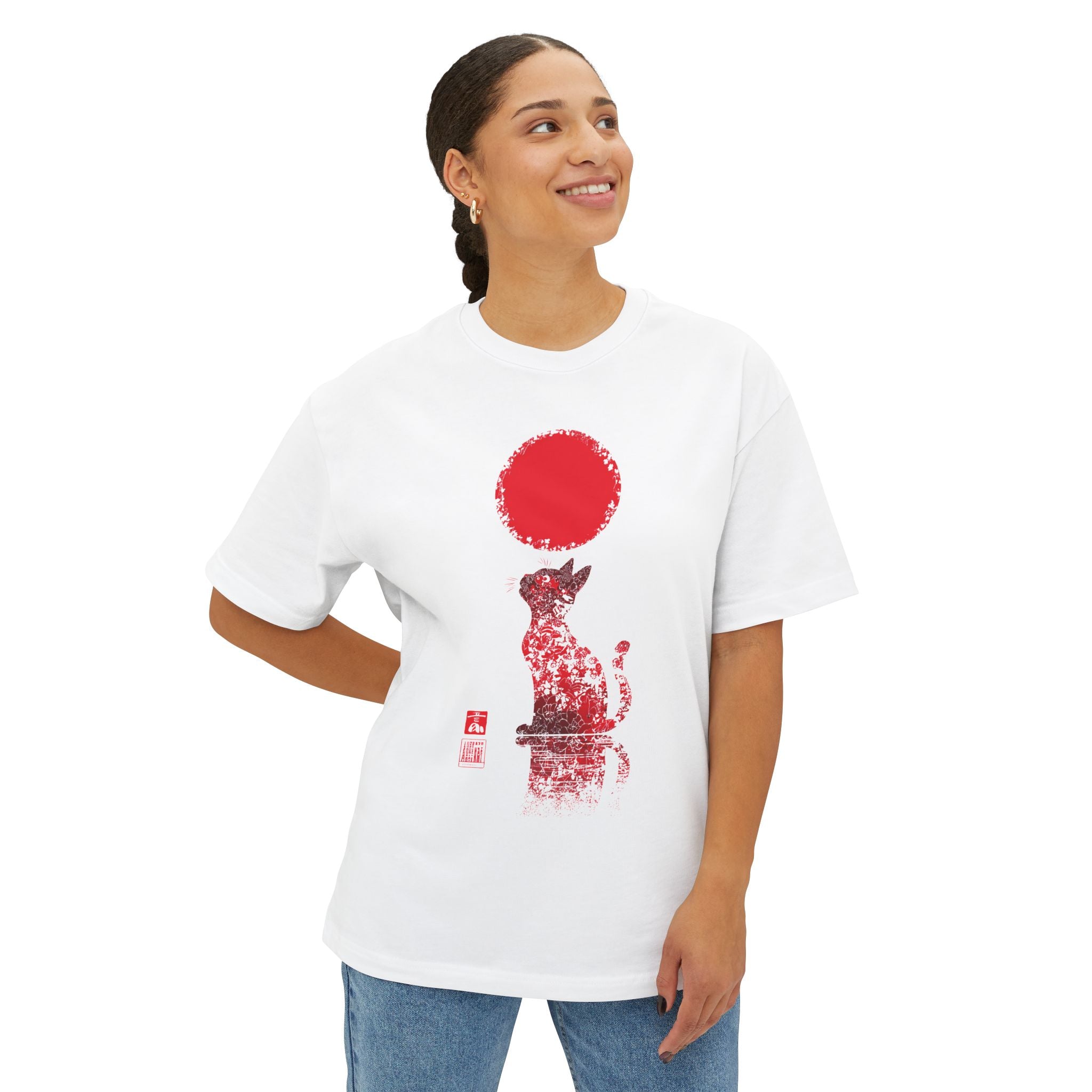 Copy of Japanese Wave Art Unisex Oversized Boxy Tee, Casual Streetwear, Vintage Graphic Tee, Summer Outfit, Gift for Art Lovers