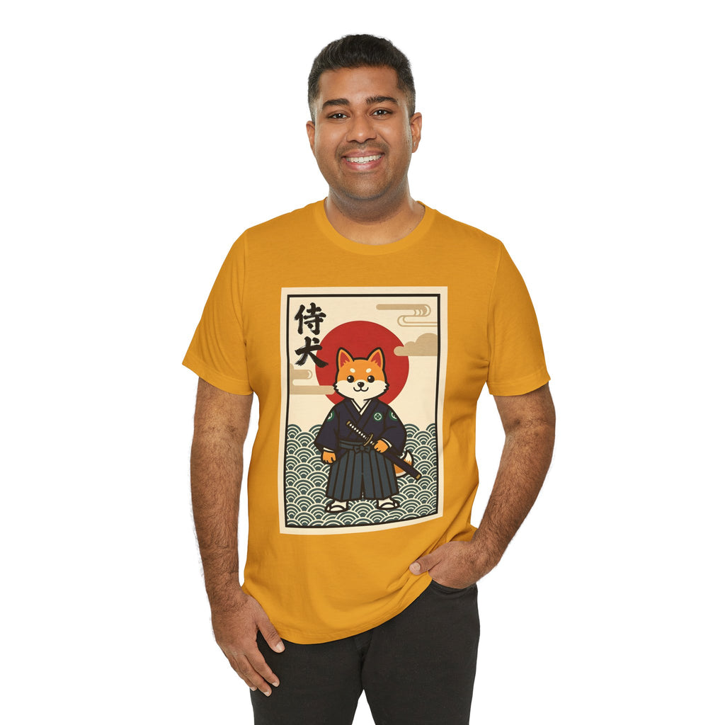 Samurai Shiba Inu Tee — Japanese Vintage Dog Graphic T-Shirt