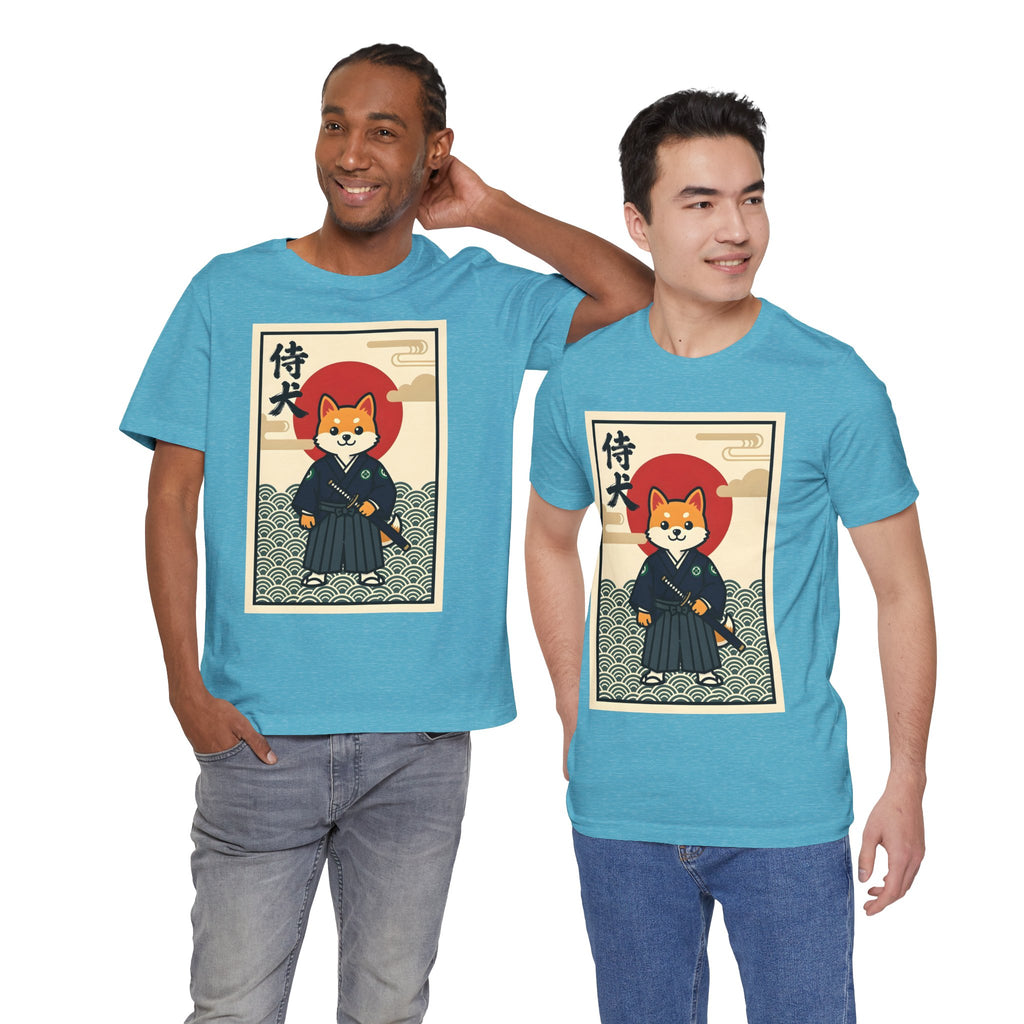 Samurai Shiba Inu Tee — Japanese Vintage Dog Graphic T-Shirt