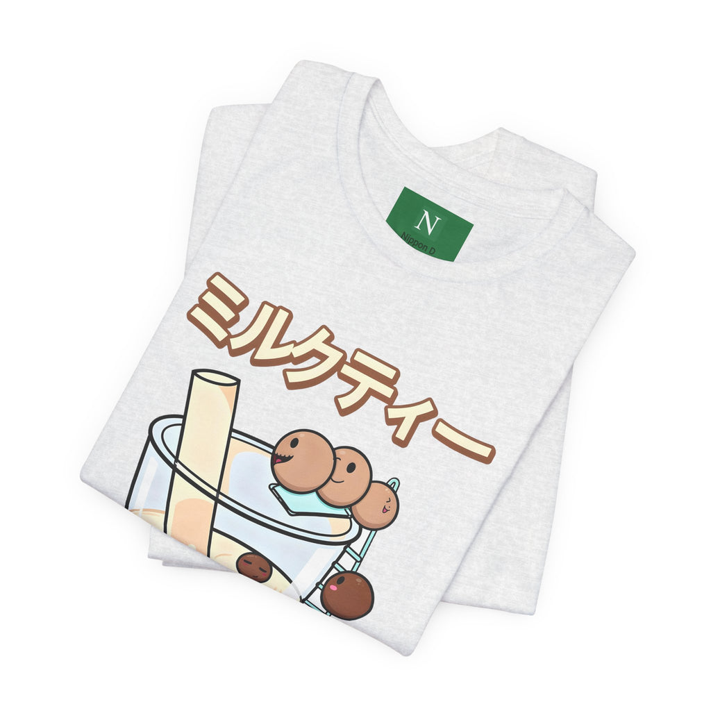 Boba Milk Tea T‑Shirt – ミルクティー Bubble Tea Graphic Tee