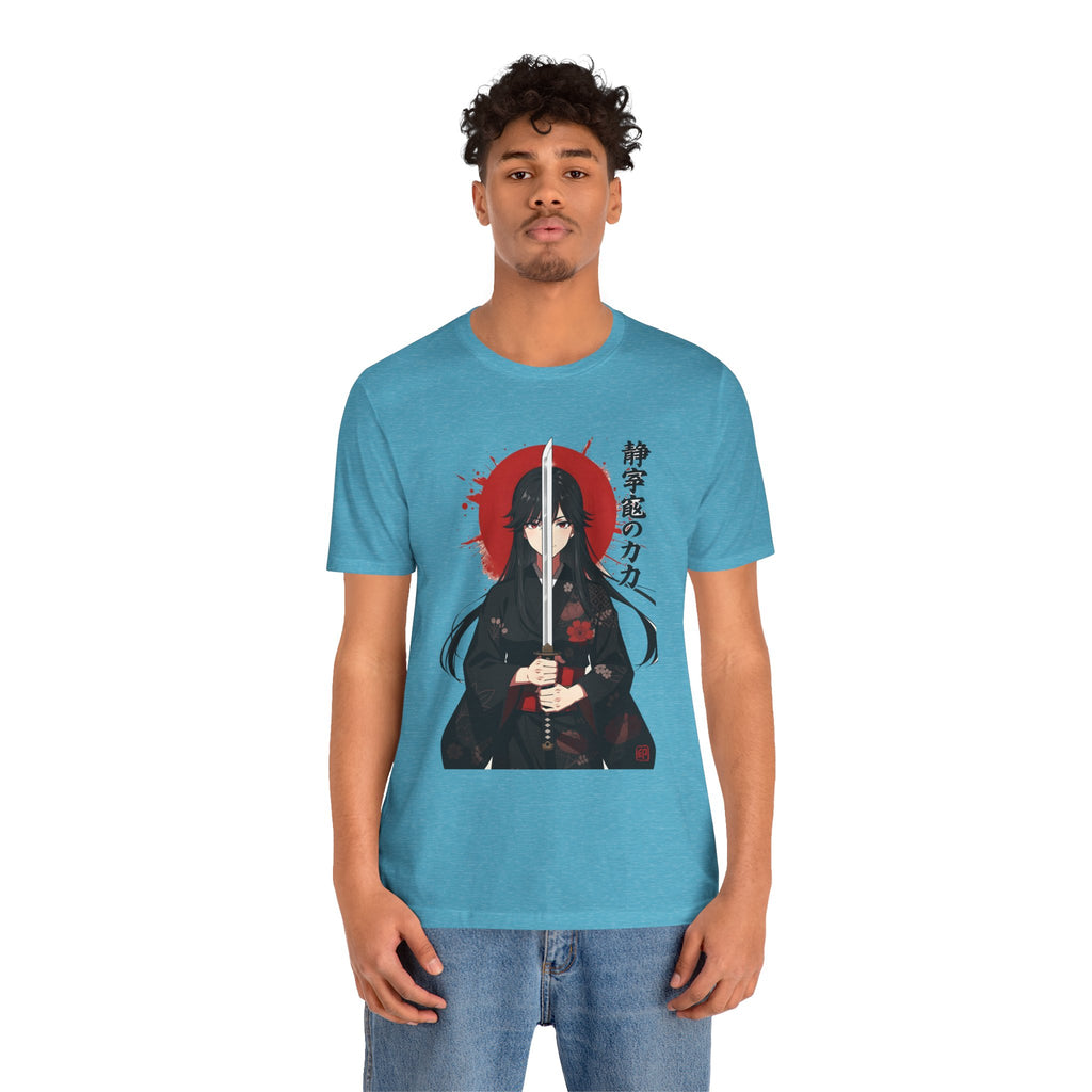Samurai Girl Sword Tee — Japanese Anime Katana T-Shirt