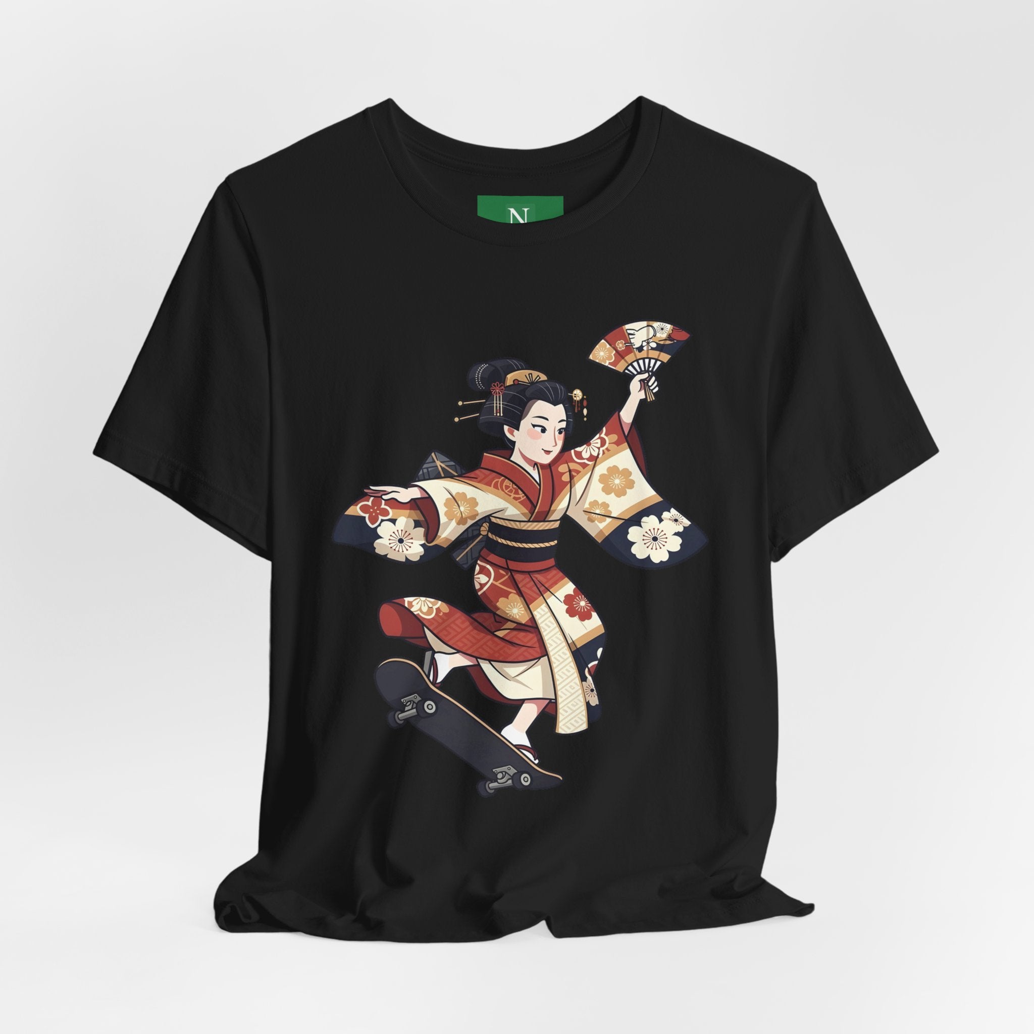 Skateboarding Geisha T-Shirt