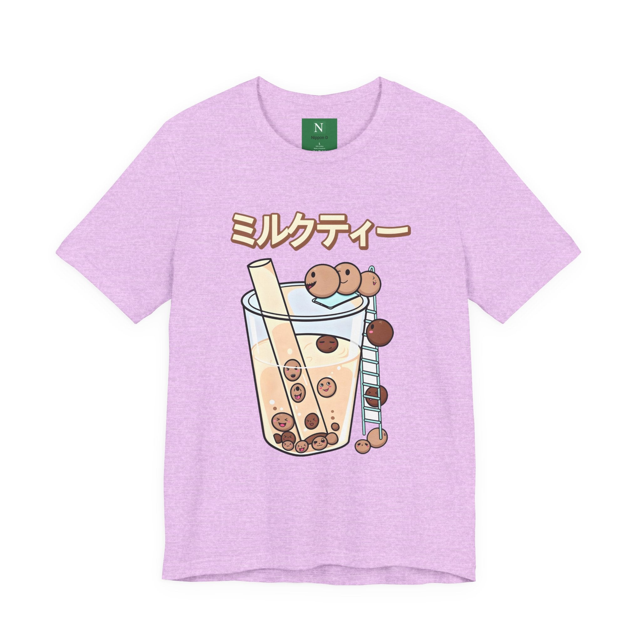 Boba Milk Tea T‑Shirt – ミルクティー Bubble Tea Graphic Tee