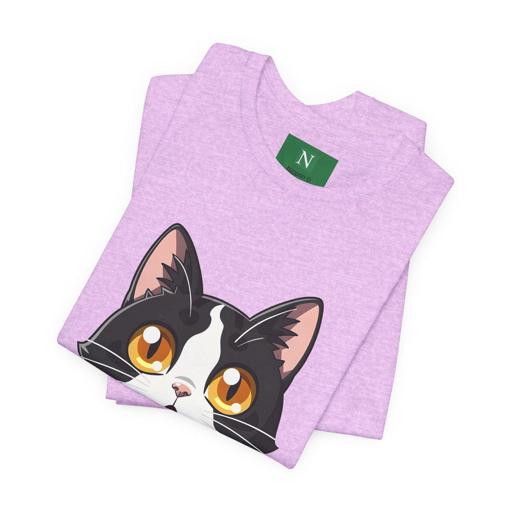 Cat Shock Face Graphic Tee — マジで?! Cute Anime Cat T-Shirt