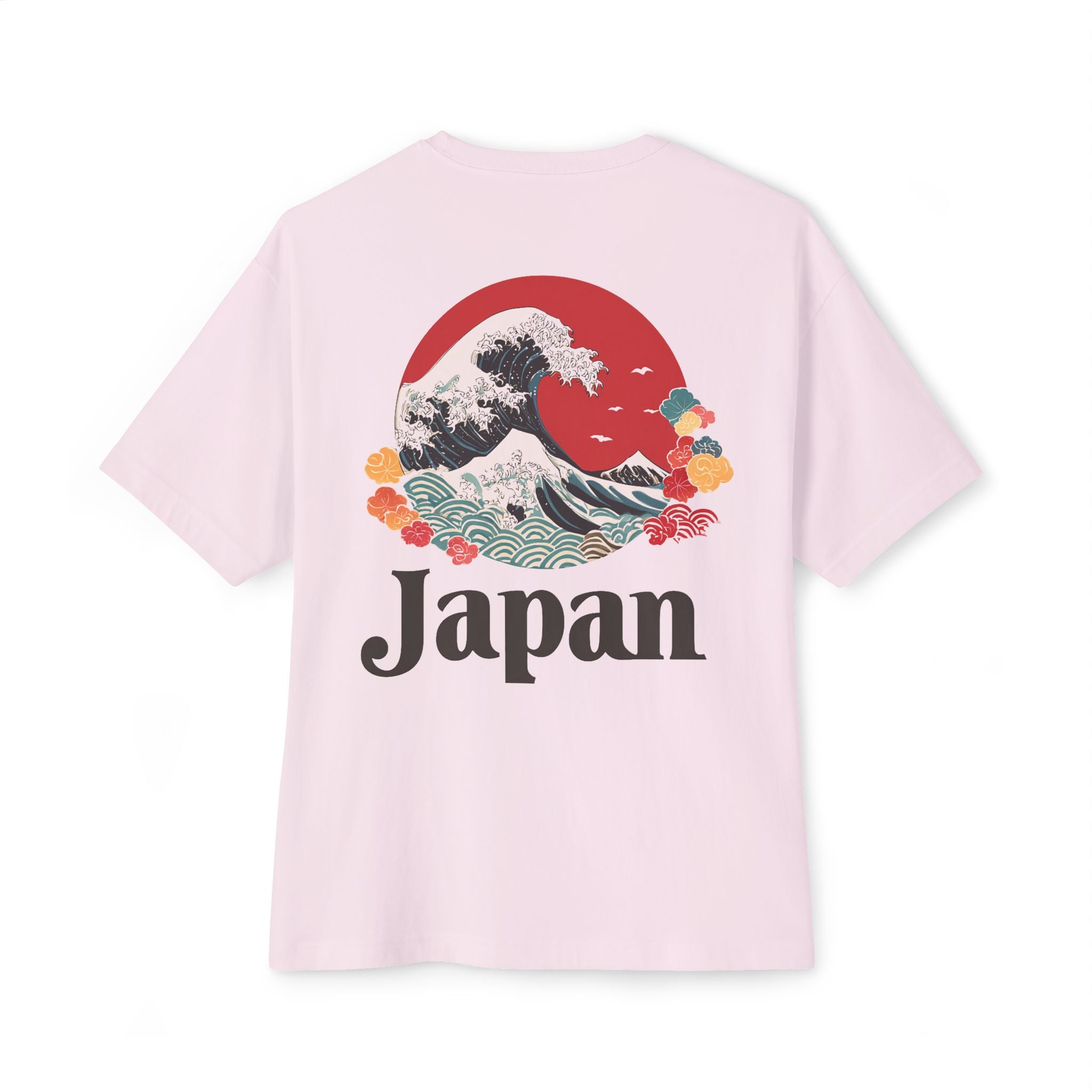 Copy of Japanese Wave Art Unisex Oversized Boxy Tee, Casual Streetwear, Vintage Graphic Tee, Summer Outfit, Gift for Art Lovers