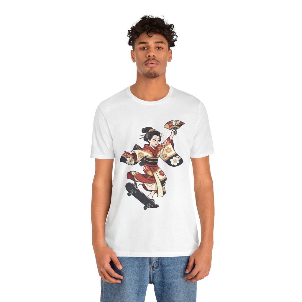 Skateboarding Geisha T-Shirt