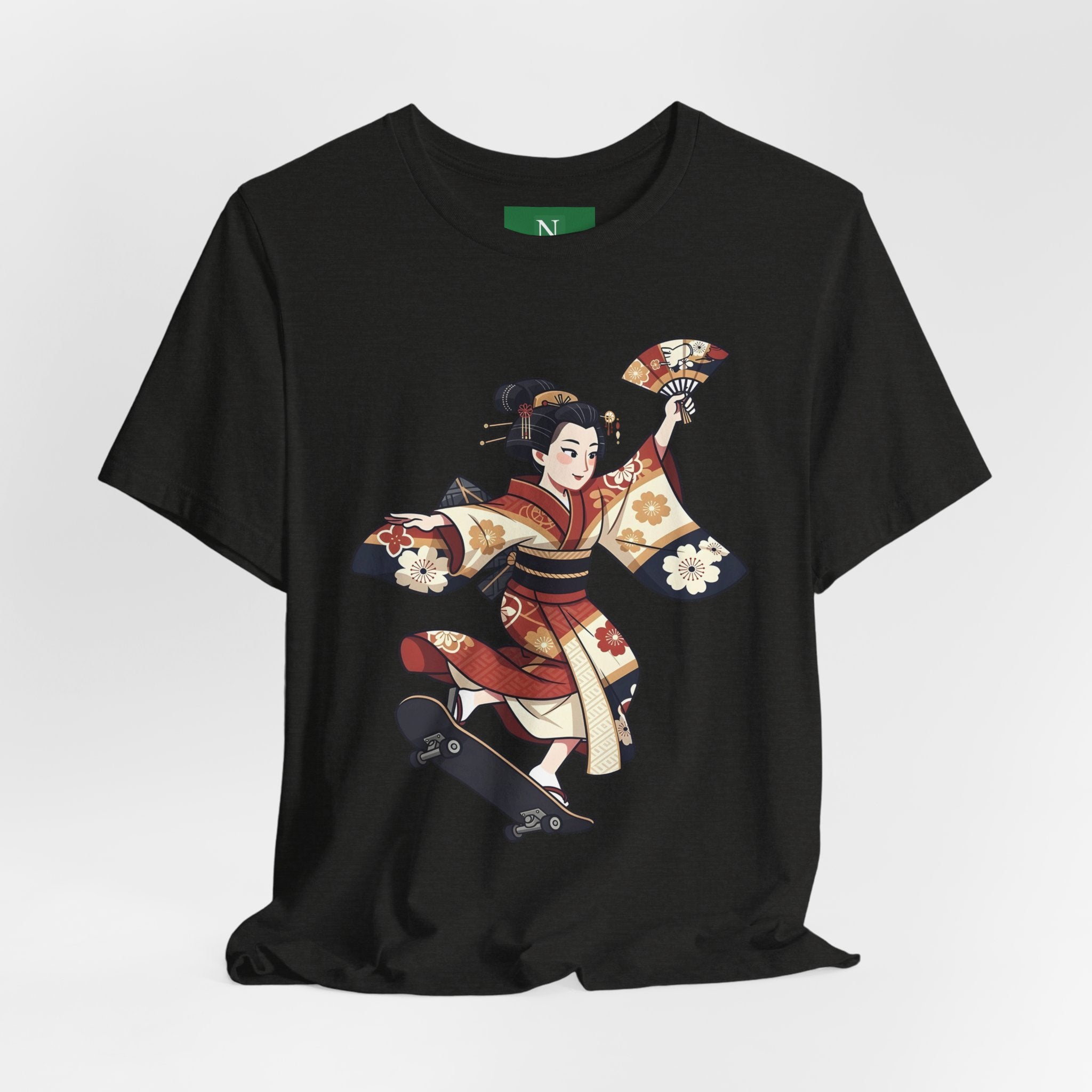 Skateboarding Geisha T-Shirt