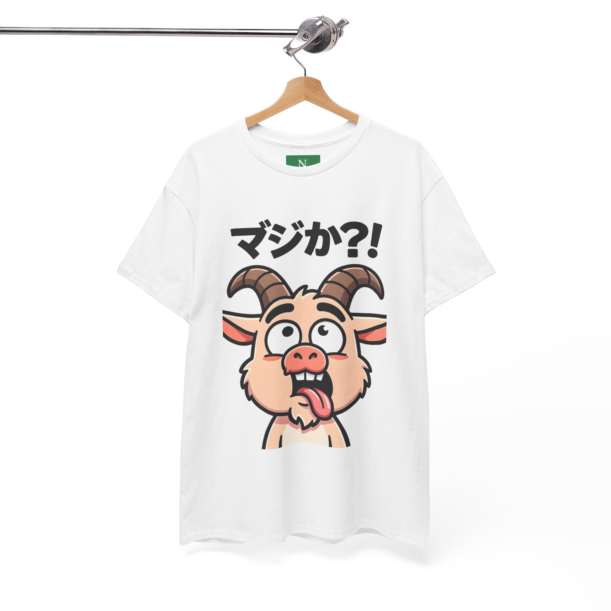 Goat Shock T-Shirt — マジか?! Funny Japanese Cartoon Tee
